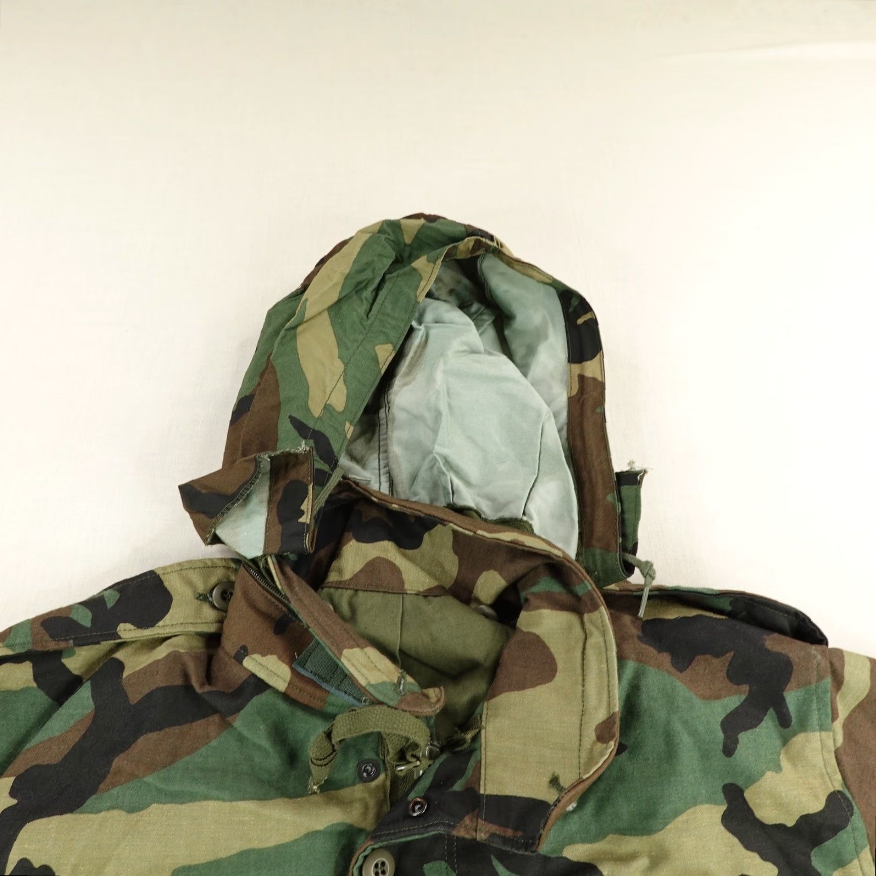 Alpha Industries VINTAGE Alpha Industries Military Jacket Small Green Camo Coat 80s Men Size US S / EU 44-46 / 1 - 2 Thumbnail