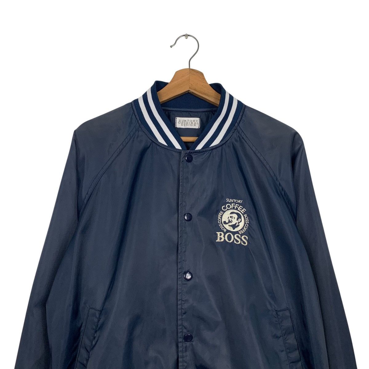 Japanese Brand SUNTORY COFFEE BOSS Coach Jacket #2649-C118 Size US L / EU 52-54 / 3 - 2 Thumbnail