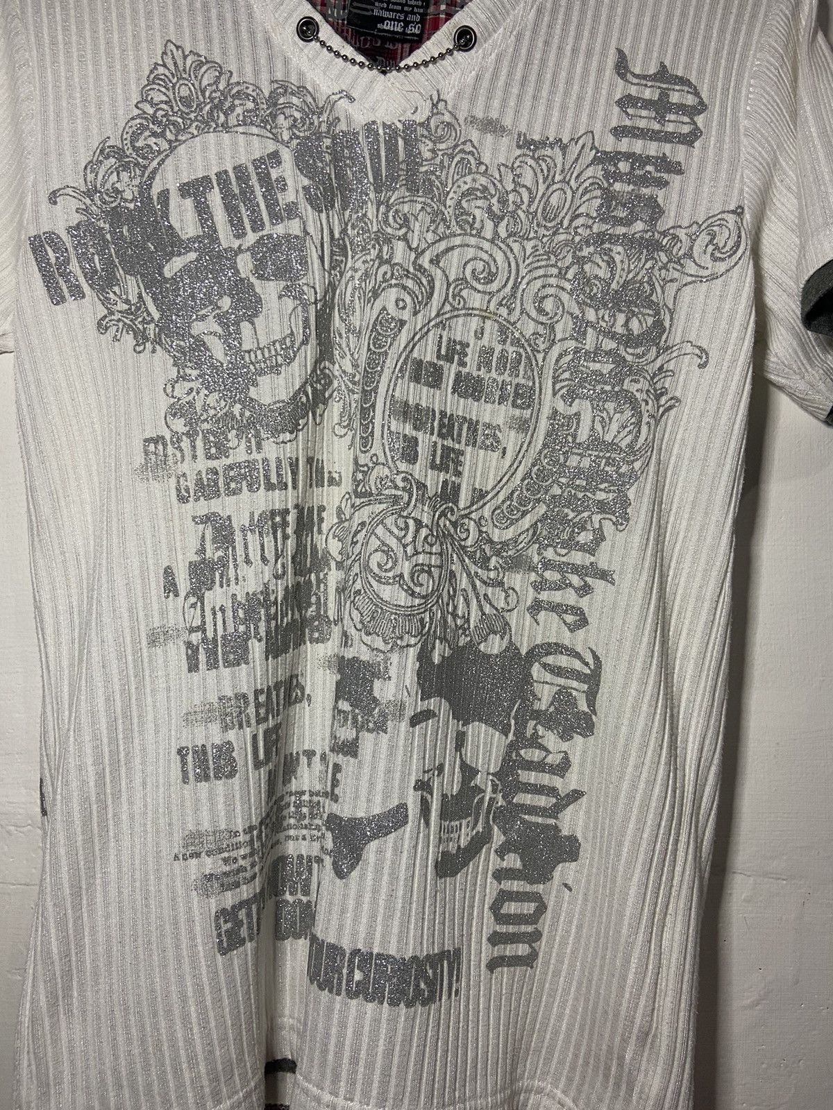 5351 POUR LES HOMMES Vintage clash poem y2k t-shirts Size US L / EU 52-54 / 3 - 2 Thumbnail