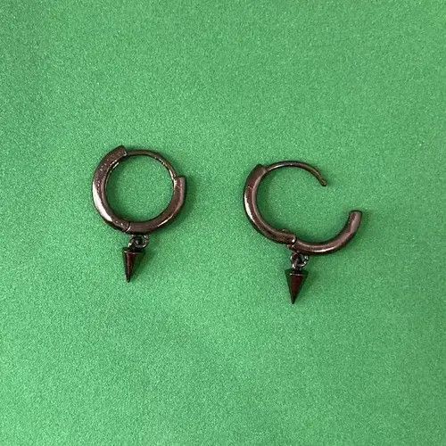 Other Tiny Geometric Triangle Cone Dangle Drop Earrings for Men Size ONE SIZE - 2 Thumbnail