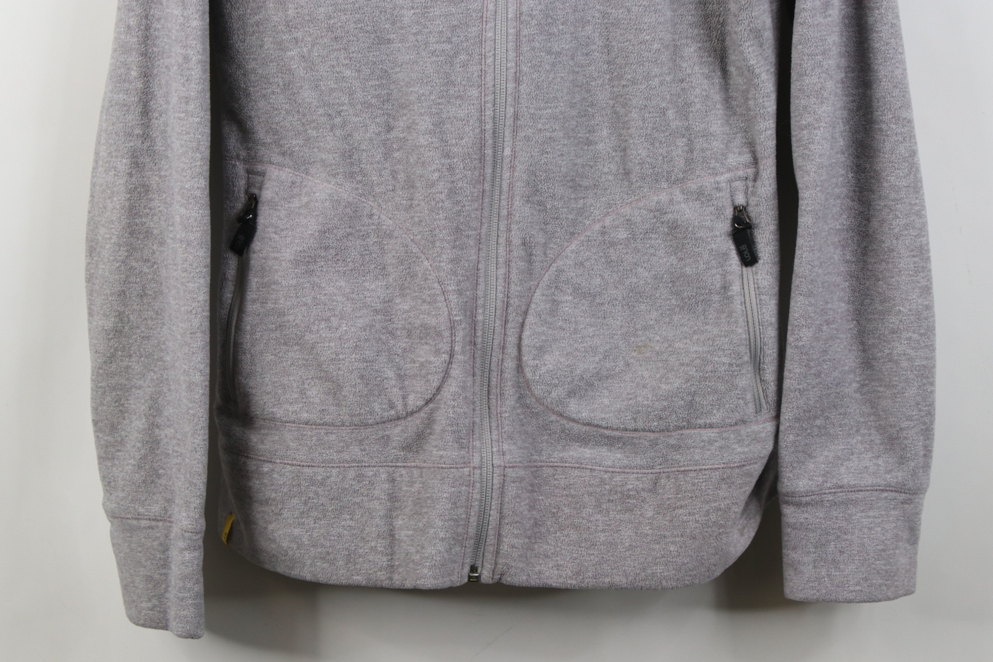 Vintage Lole Running Yoga Full Zip Jacket Light Purple Heather Gray Size M / US 6-8 / IT 42-44 - 3 Thumbnail