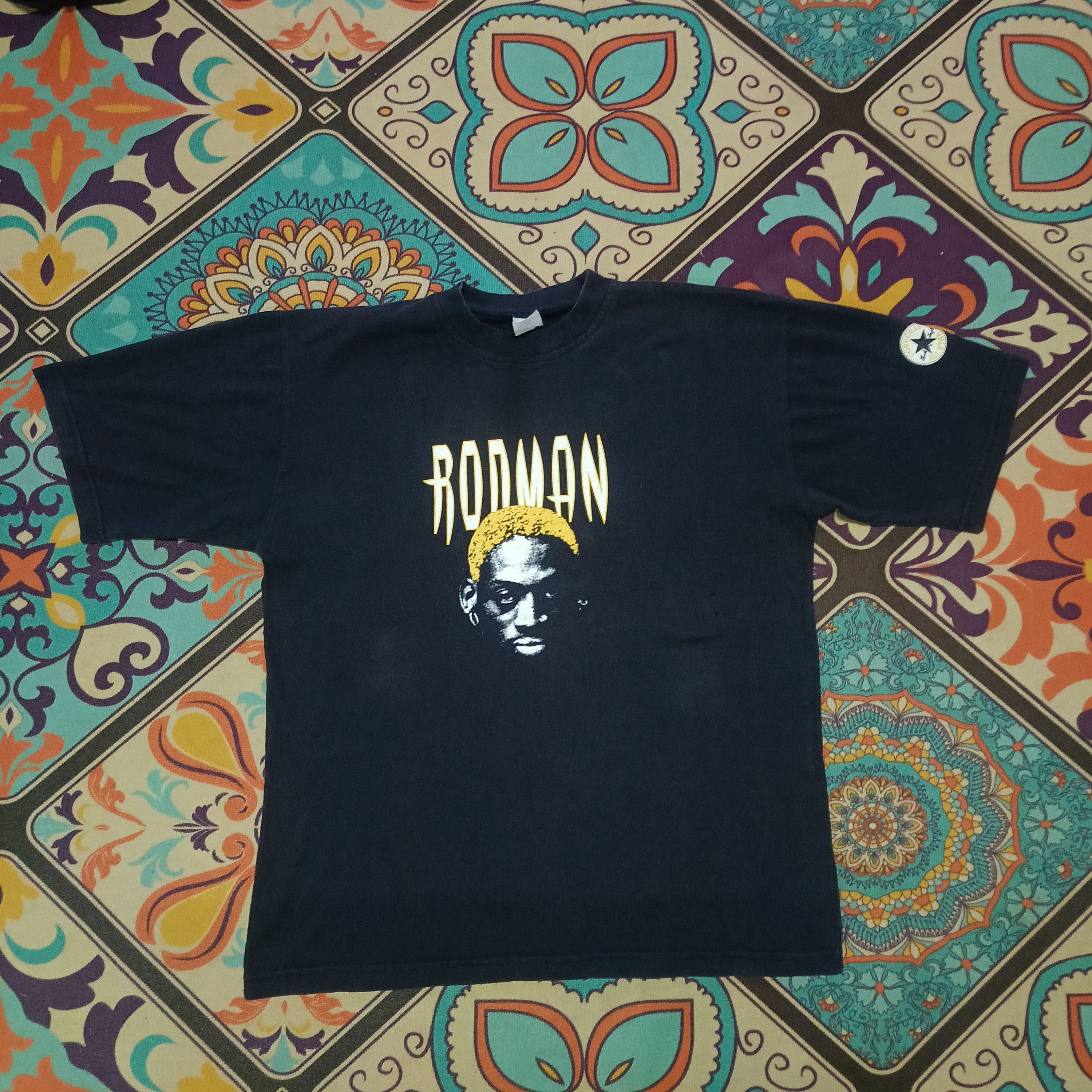 Vintage Vintage Converse X Rodman Tee Size US L / EU 52-54 / 3 - 1 Thumbnail