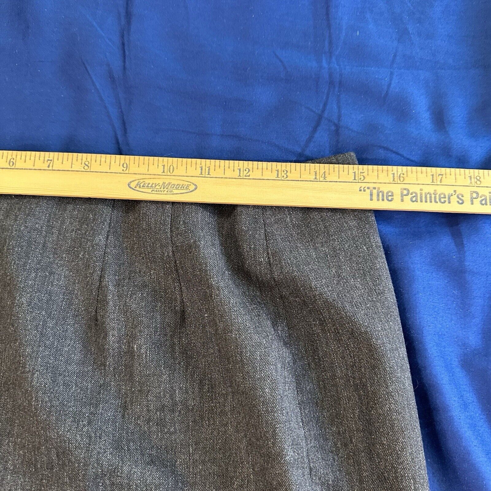 Pendleton Pendleton Charcoal Pencil Midi Skirt 100% Virgin Wool Size 6 Size 28" / US 6 / IT 42 - 3 Thumbnail