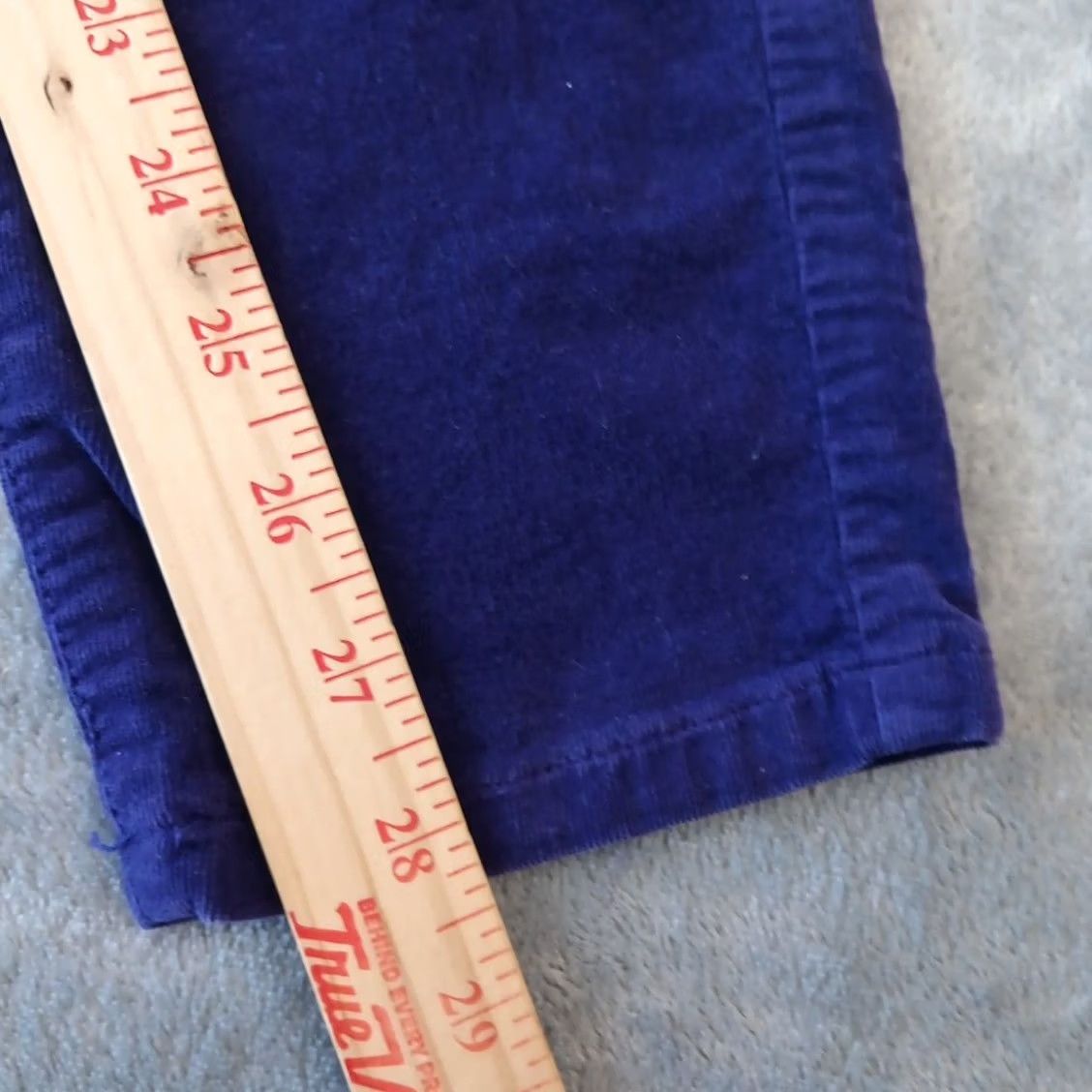 Ann Taylor Ann Taylor Loft Pants Womens Size 4 Purple Super Skinny Corduroy 30x28 Mid Rise - Adult Size 27" / US 4 / IT 40 - 5 Thumbnail