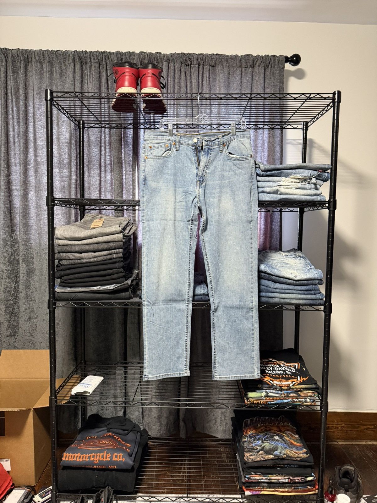 Levi's Levi’s 541 Original Zipper Fly Faded Washed Distressed 33x32 Size US 33 - 1 Thumbnail