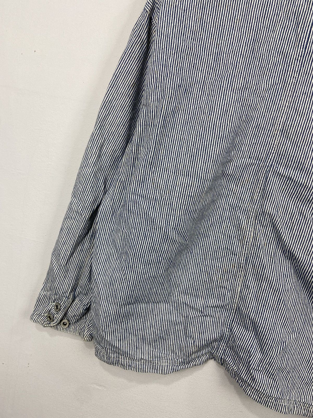 Japanese Brand VINTAGE BEELSE WHERE HUCKORY CHORE JACKET Size US M / EU 48-50 / 2 - 7 Thumbnail