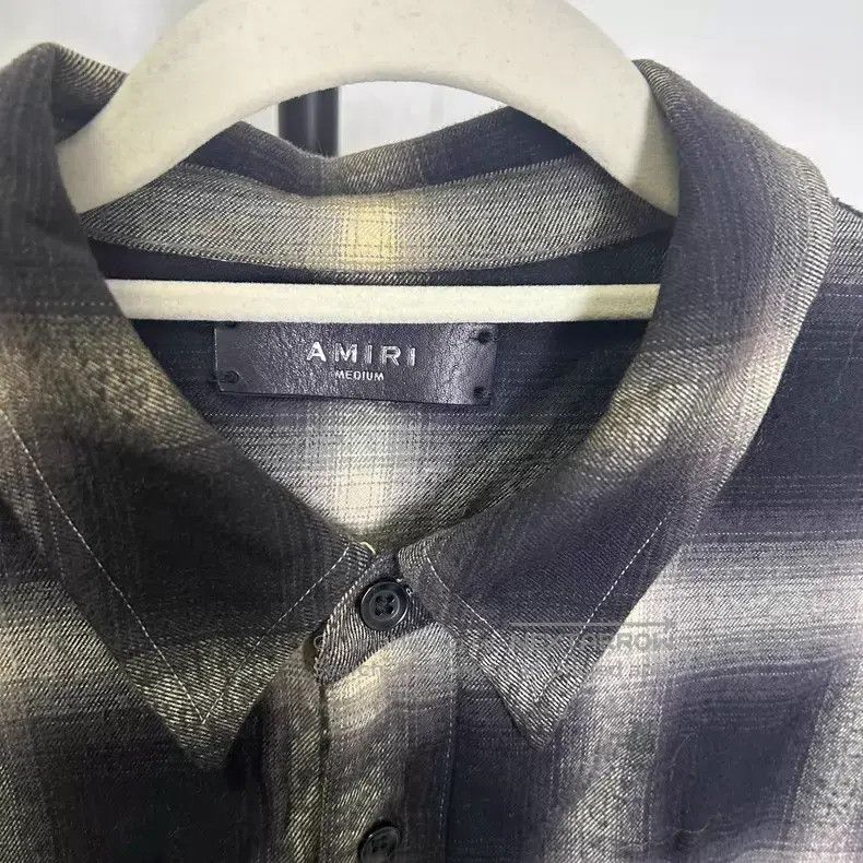 Amiri Amiri Black and white checkered shirt Size US M / EU 48-50 / 2 - 2 Thumbnail