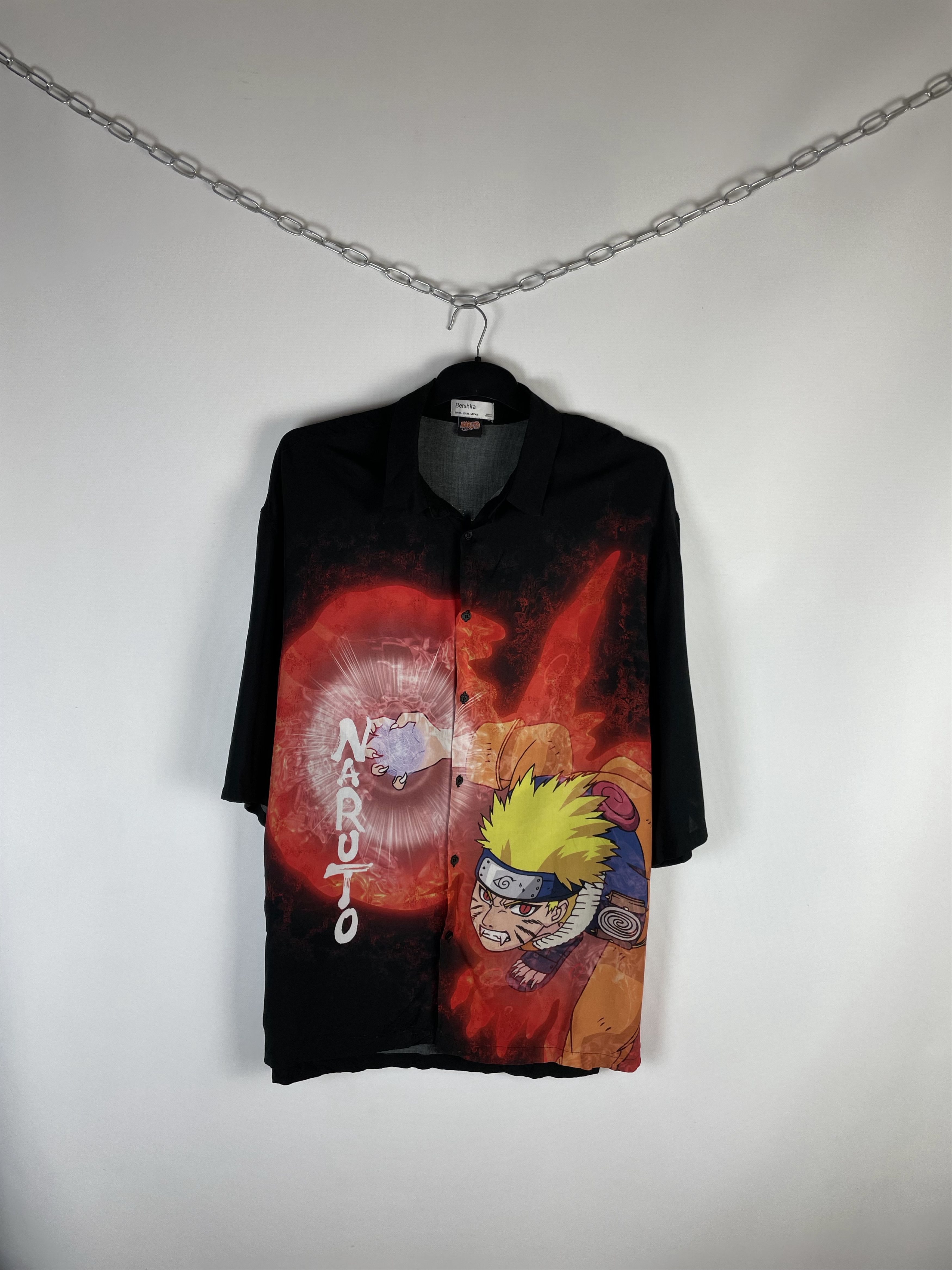 Japanese Brand Naruto Style Short Sleeve Printed Shirt Size US XL / EU 56 / 4 - 1 Thumbnail