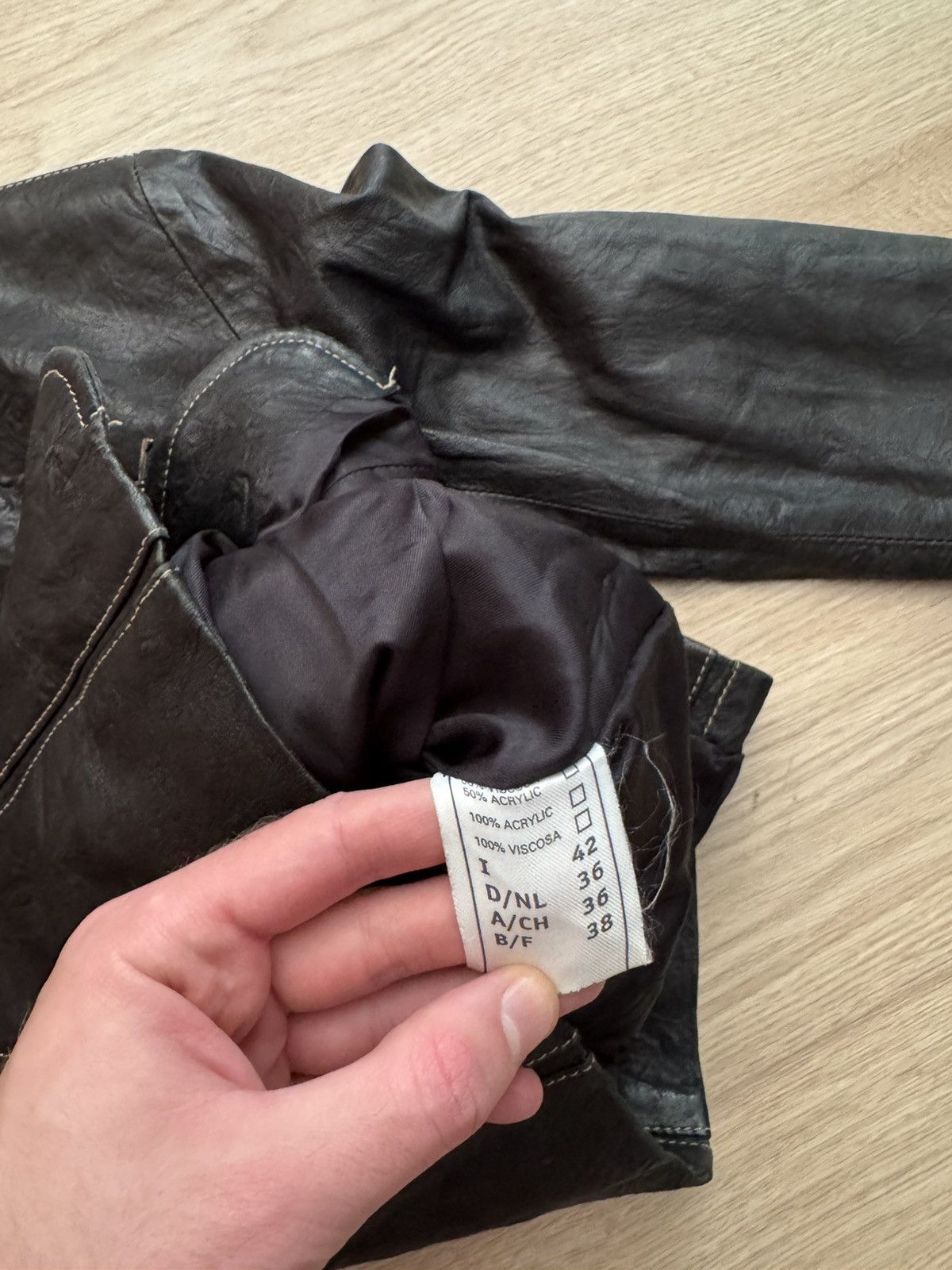 Genuine Leather Vintage Women’s Genuine Leather Black Moto Racing Jacket Size M / US 6-8 / IT 42-44 - 6 Thumbnail