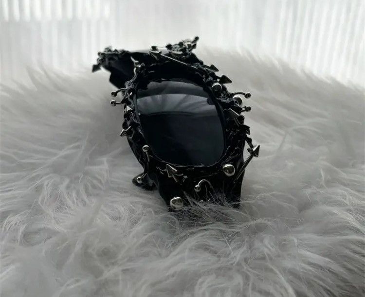 Electric Visual Punk Decorative Rivets Sunglasses Size ONE SIZE - 5 Thumbnail