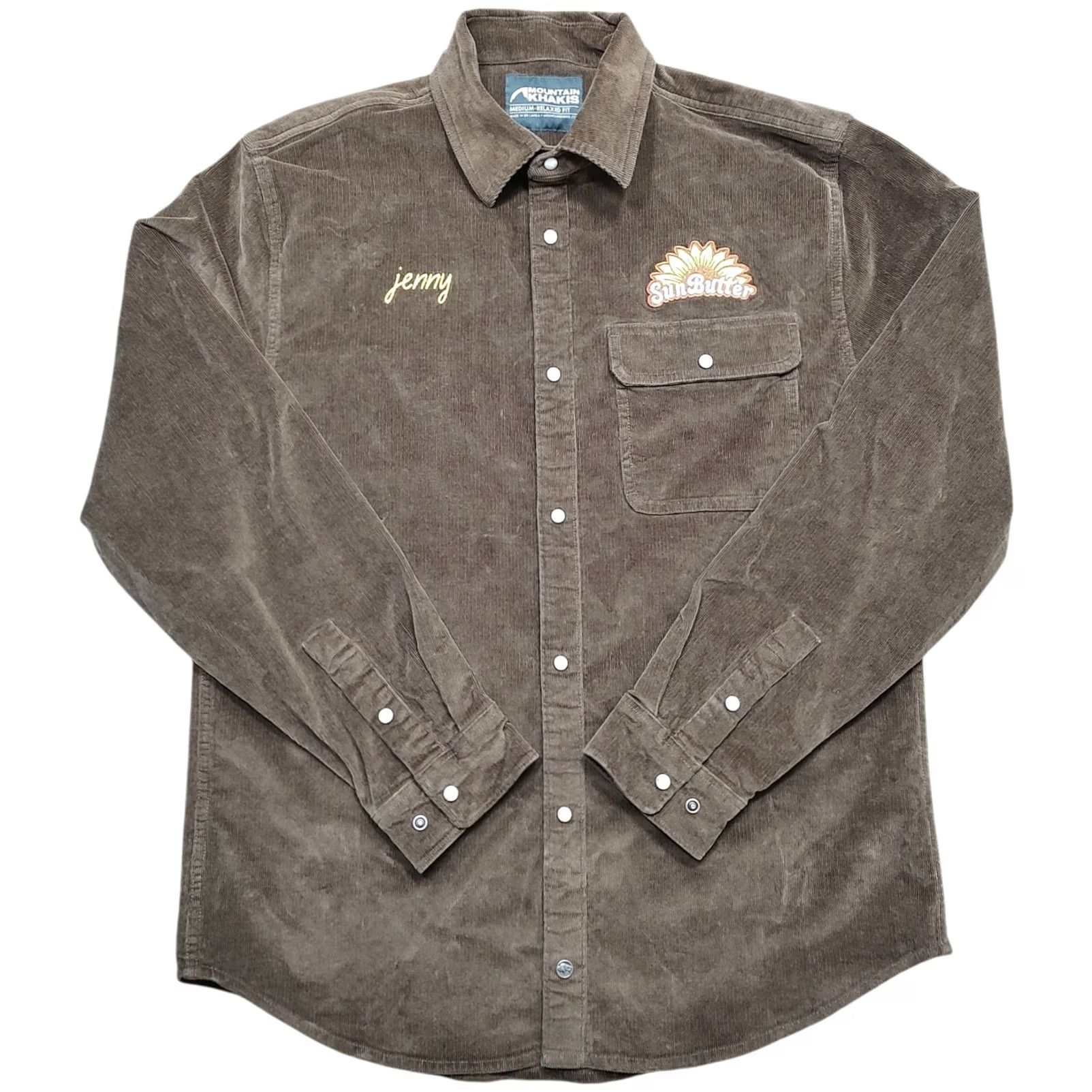Mountain Khakis Mountain Khakis Waylon Corduroy Western Shirt Mens M Pearl Snaps Relaxed Fit Brown Cotton Blend Button-Up Size US M / EU 48-50 / 2 - 2 Thumbnail