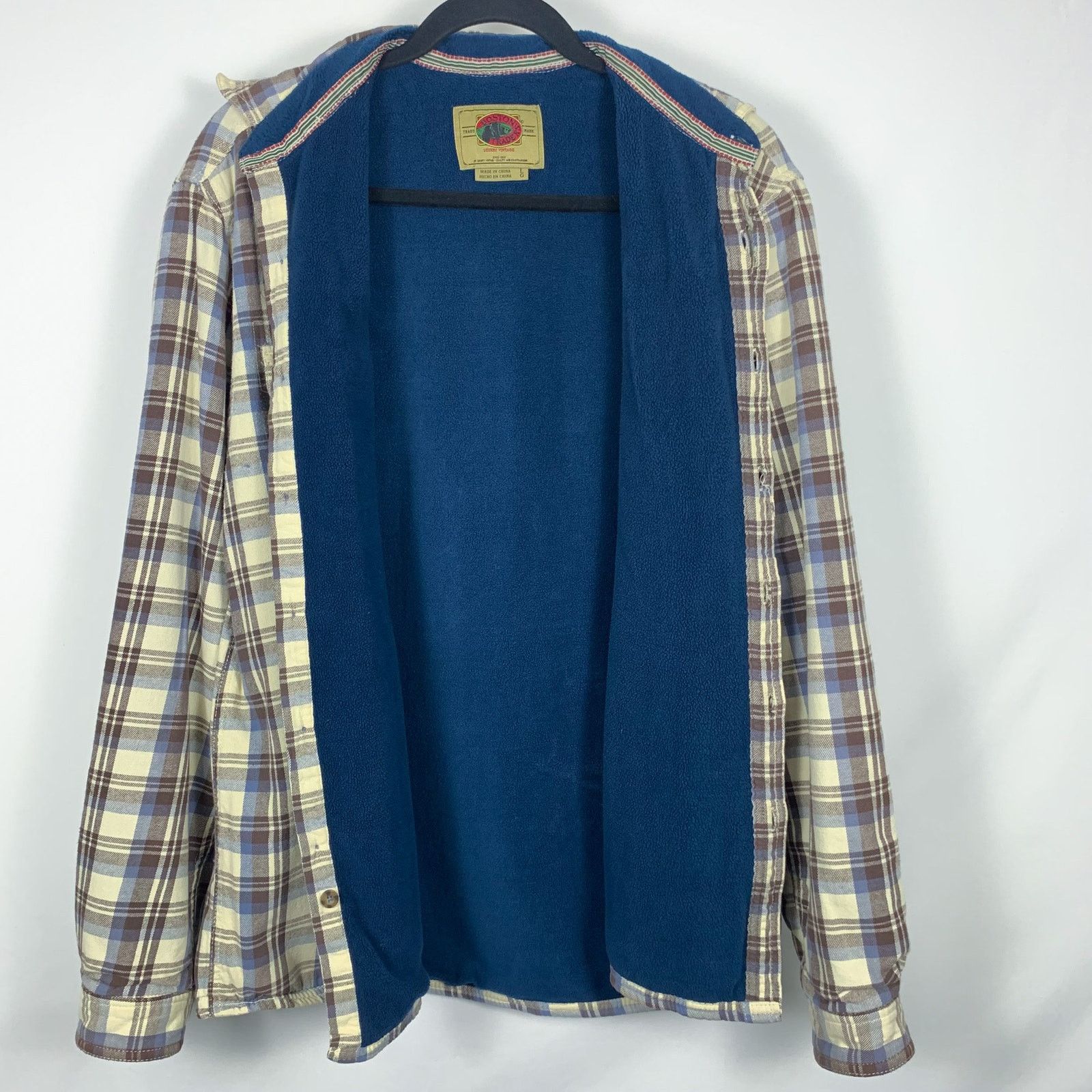 Boston Traders Boston Traders Flannel Shacket Men's Large Brown Thrashed Size US L / EU 52-54 / 3 - 4 Thumbnail