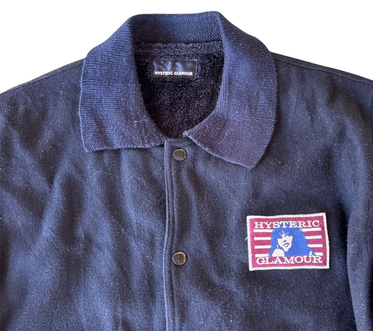 VINTAGE HYSTERIC GLAMOUR NAVY WOOL JACKET