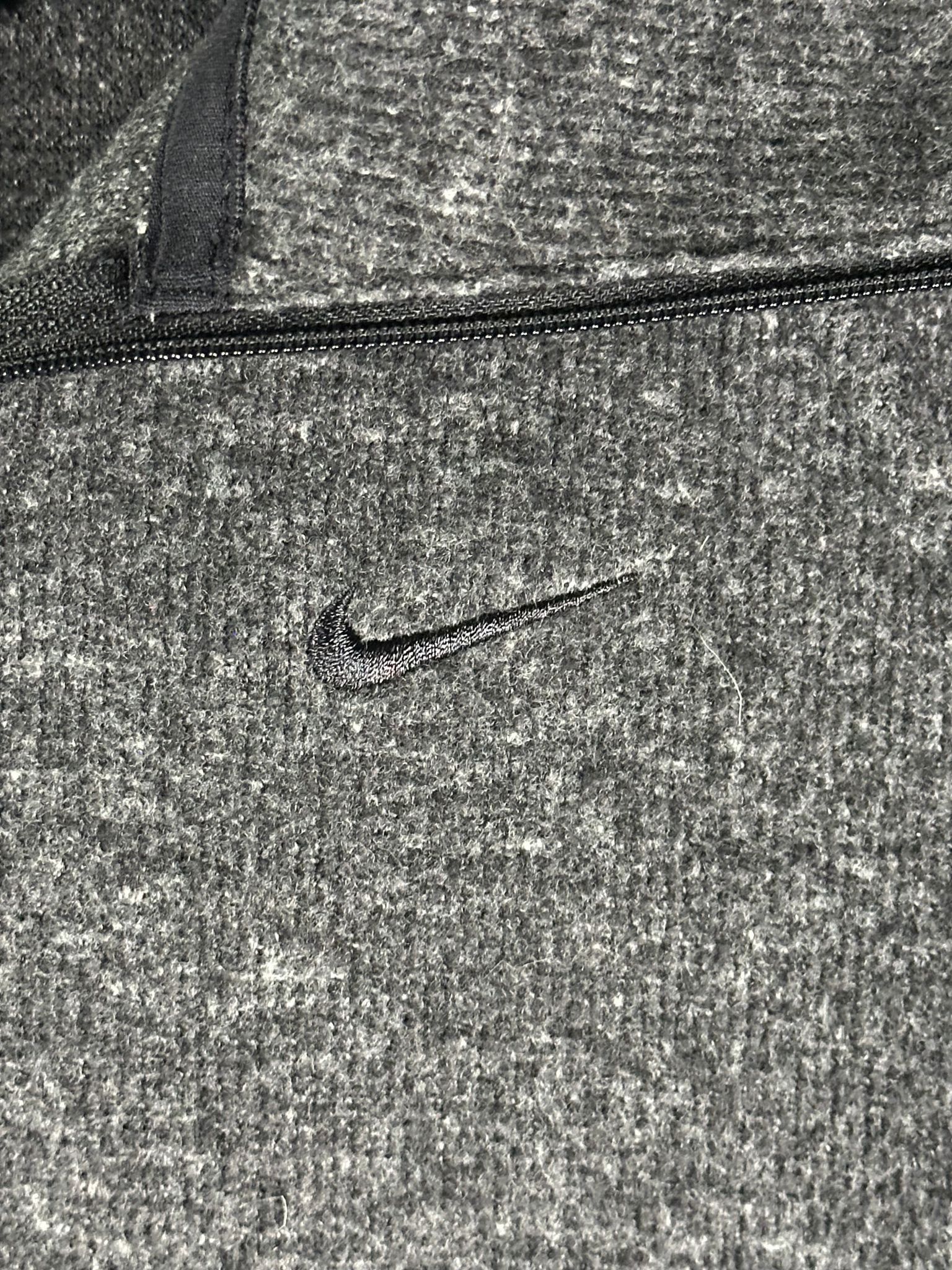 Nike Nike Pullover Quarter Zip Mens S Gray Fleece Half Zip Size US S / EU 44-46 / 1 - 3 Thumbnail