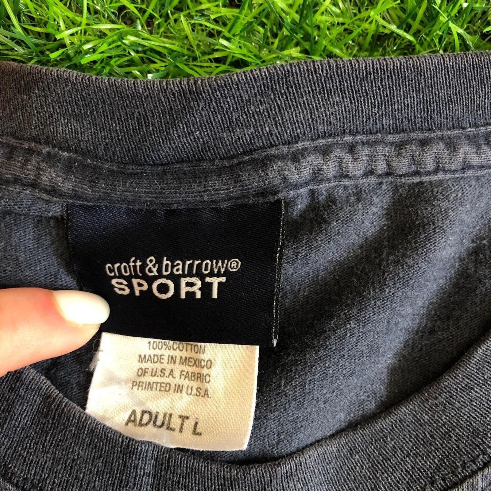 Croft & Barrow Men’s Vintage Navy ‘Baseball’ Graphic Tee Size US L / EU 52-54 / 3 - 4 Thumbnail