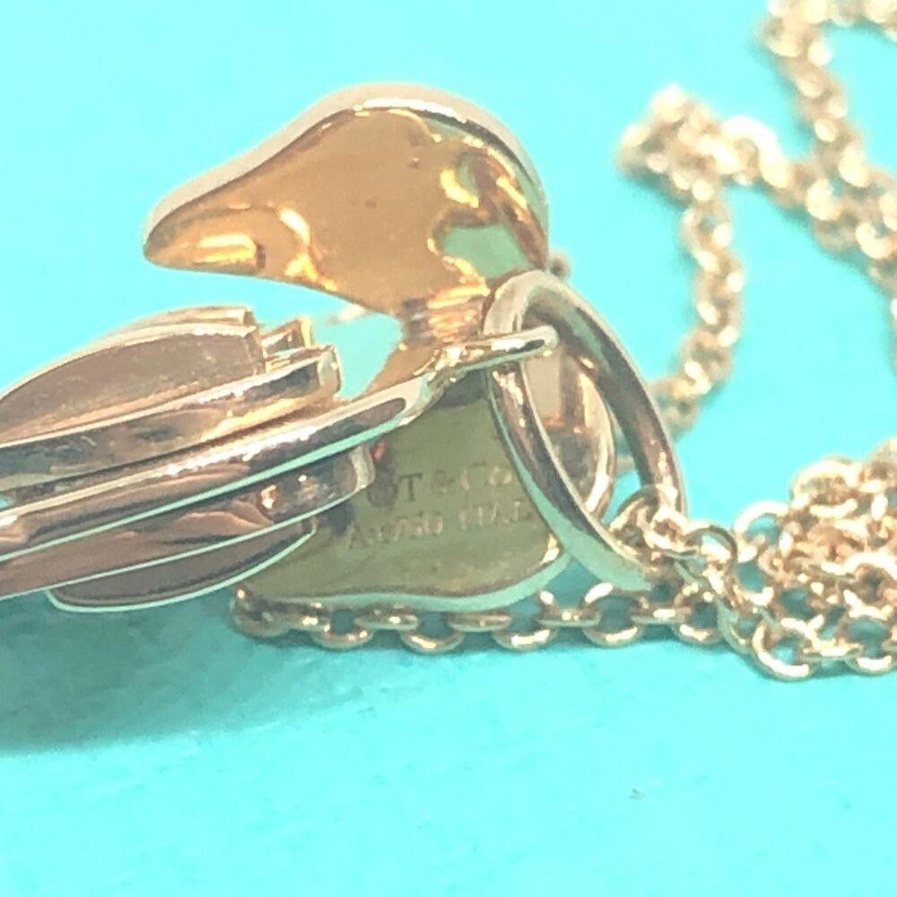 Tiffany & Co. Tiffany 18K Rose Gold Save Wild Elephant Necklace 18" Size ONE SIZE - 8 Thumbnail