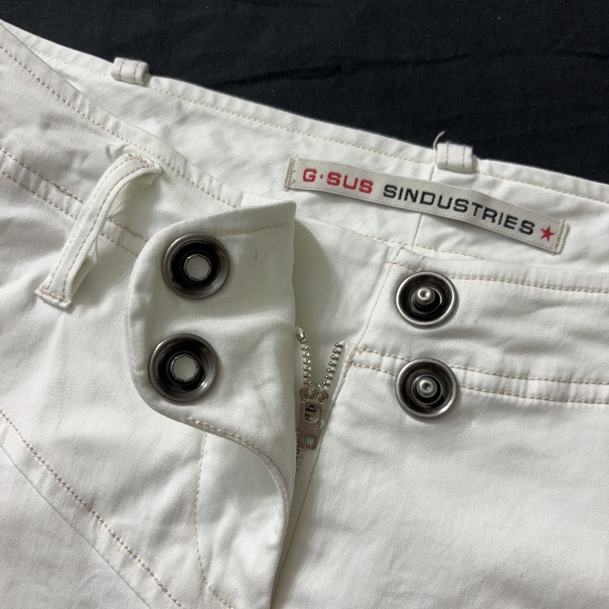 GSUS Sindustries × Vintage GSUS SINDUSTRIES Y2K MINI SKIRT 2000s Size 29" - 10 Thumbnail
