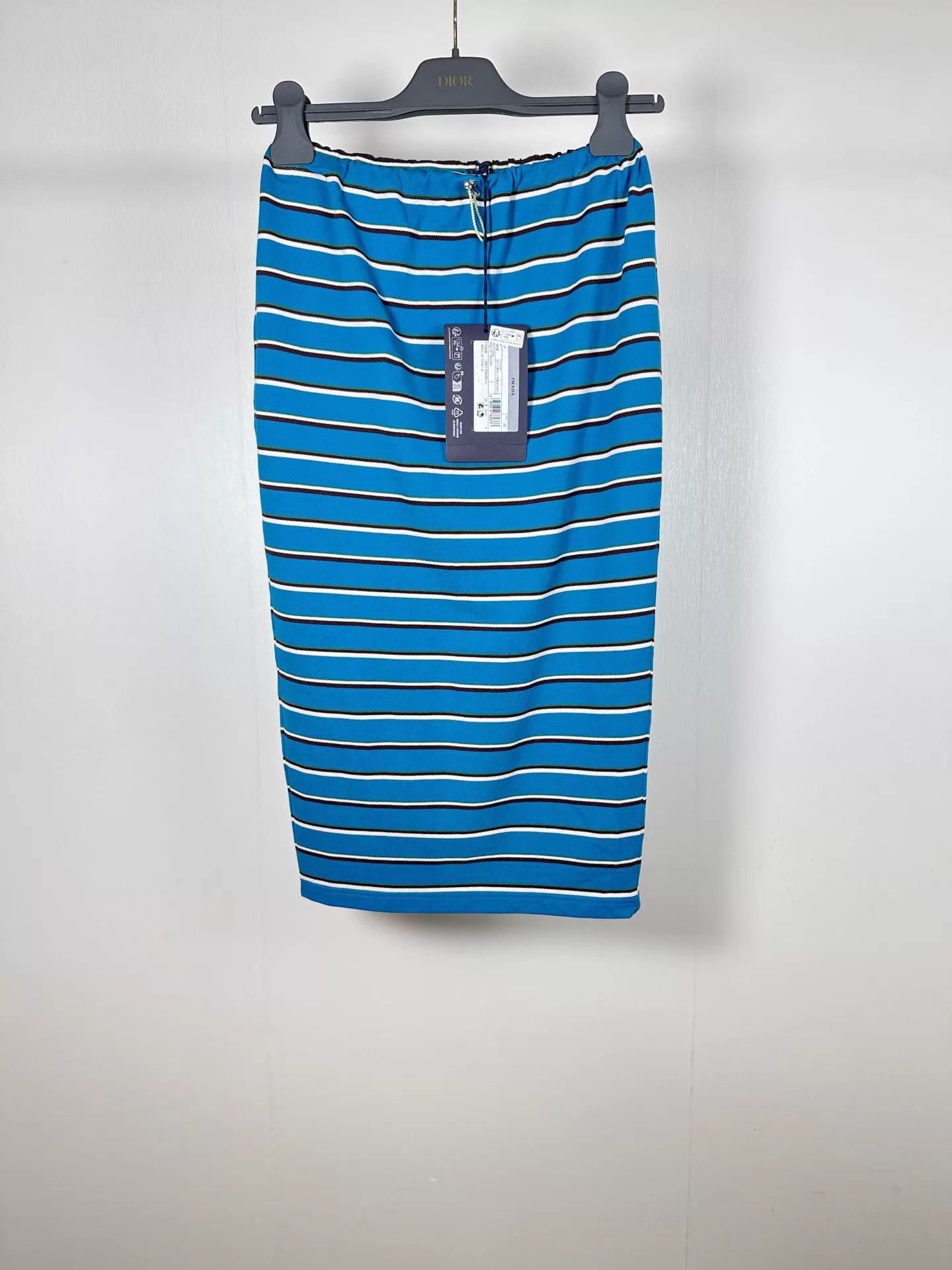 Prada Prada 25 New Striped Skirt 36 New w/ Tags Size 25" / US 0 / IT 36 - 2 Thumbnail