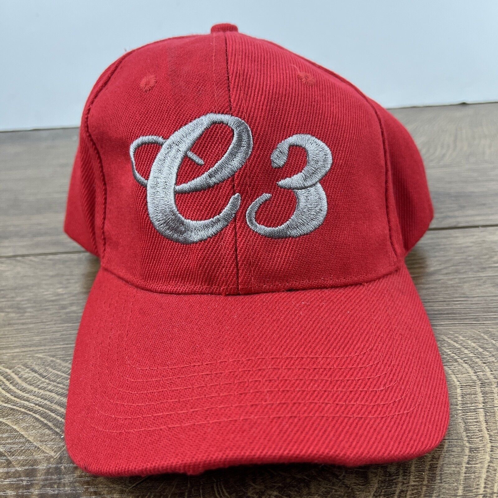 Other E3 Hat e3 Hat Red Adjustable Hat Adult Size Hat Red Cap Size ONE SIZE - 4 Thumbnail