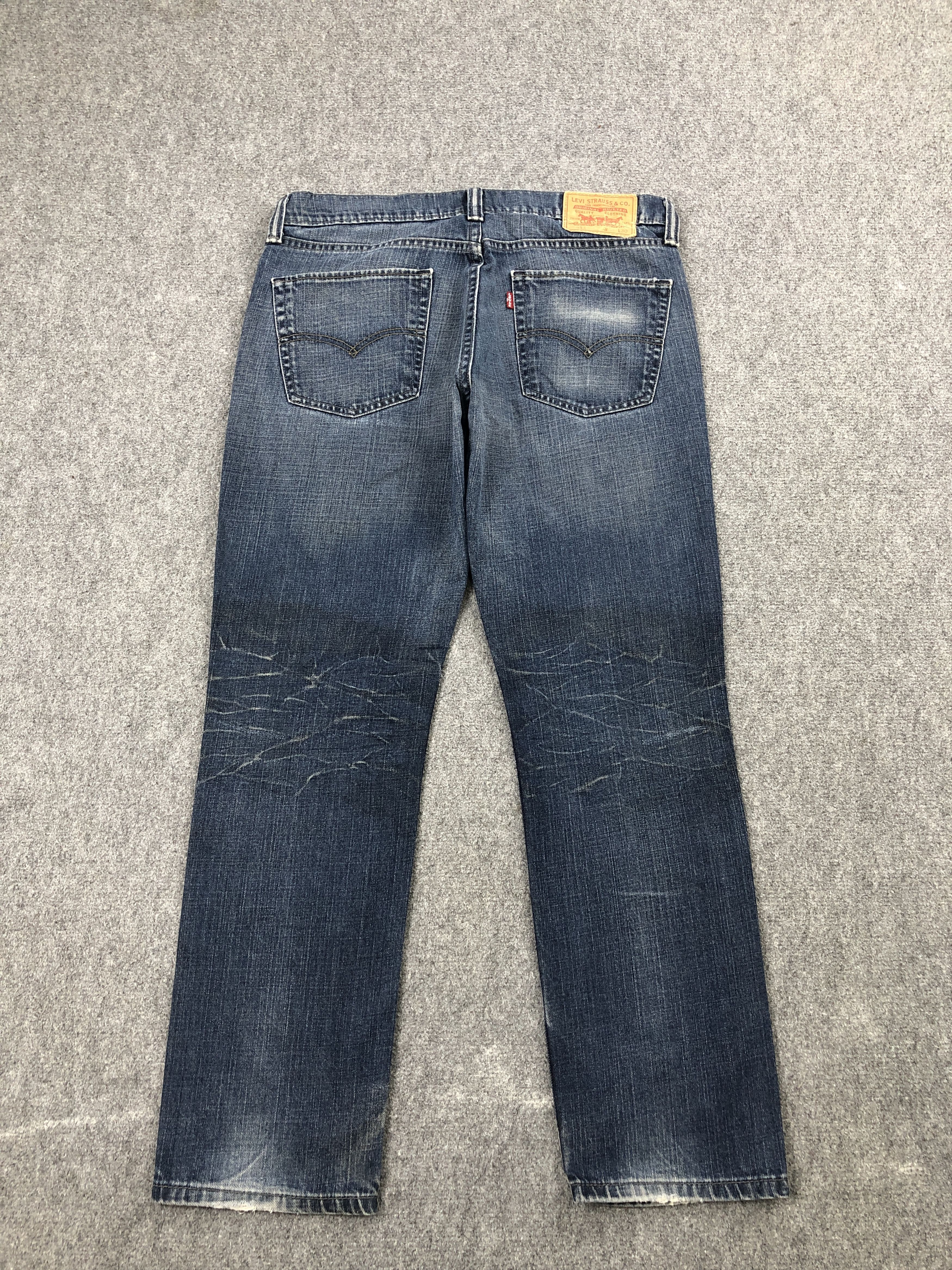 Levi's Distressed Vintage Levis 511 Blue Jeans DP2445 Size US 33 - 3 Thumbnail
