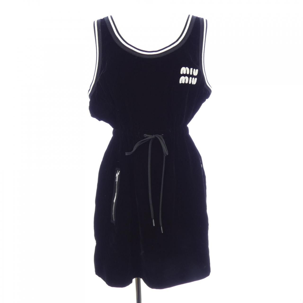 Miu Miu Miu Miu Miu Miu Dress Textile Dresses MF4778 S231 068 DUTY FREE for USA Size ONE SIZE - 1 Thumbnail