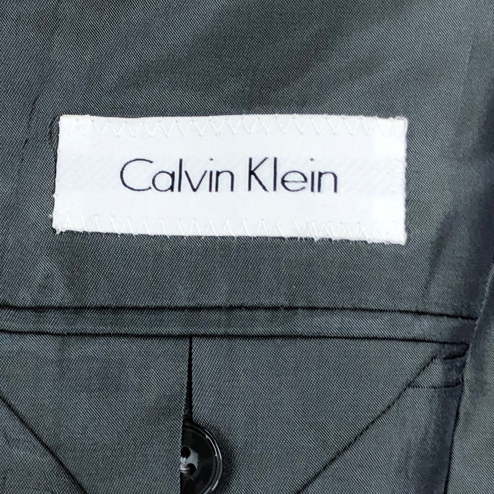 Calvin Klein Calvin Klein Size 48L Sport Coat Blazer Jacket Micro Check Size 48L - 16 Thumbnail