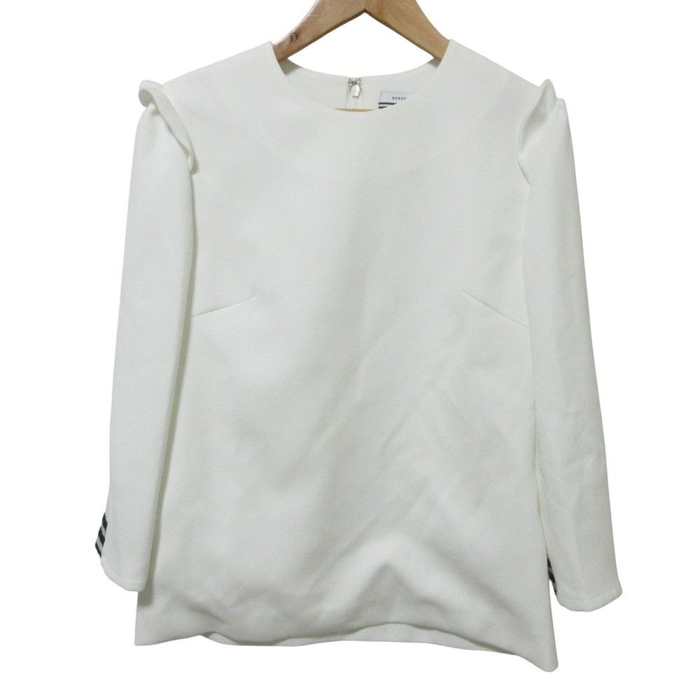 BORDERS at BALCONY TWILL TOP BORDERS at BALCONY トップス トップス