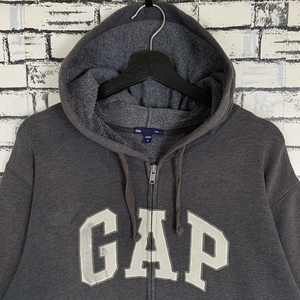 Gap Vintage GAP Zip Up Sweatshirt Hoodie Size US XL / EU 56 / 4 - 3 Thumbnail