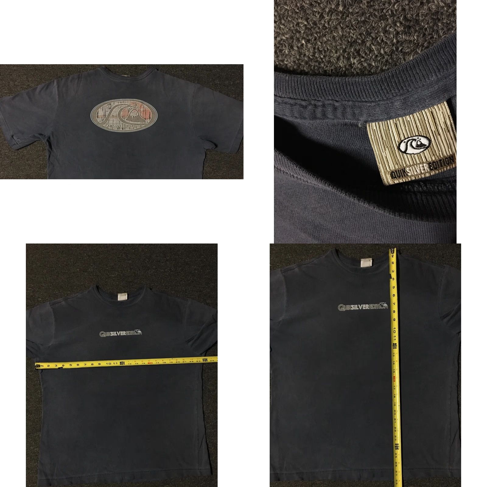 Billabong VINTAGE Quiksilver Shirt L XL Surf Skate Grunge Vaporwave Gotcha 90s Y2K Ocean Beach Billabong TC / Men / T-Shirt / Striped / Blue / Graphic Tee Size US L / EU 52-54 / 3 - 8 Thumbnail