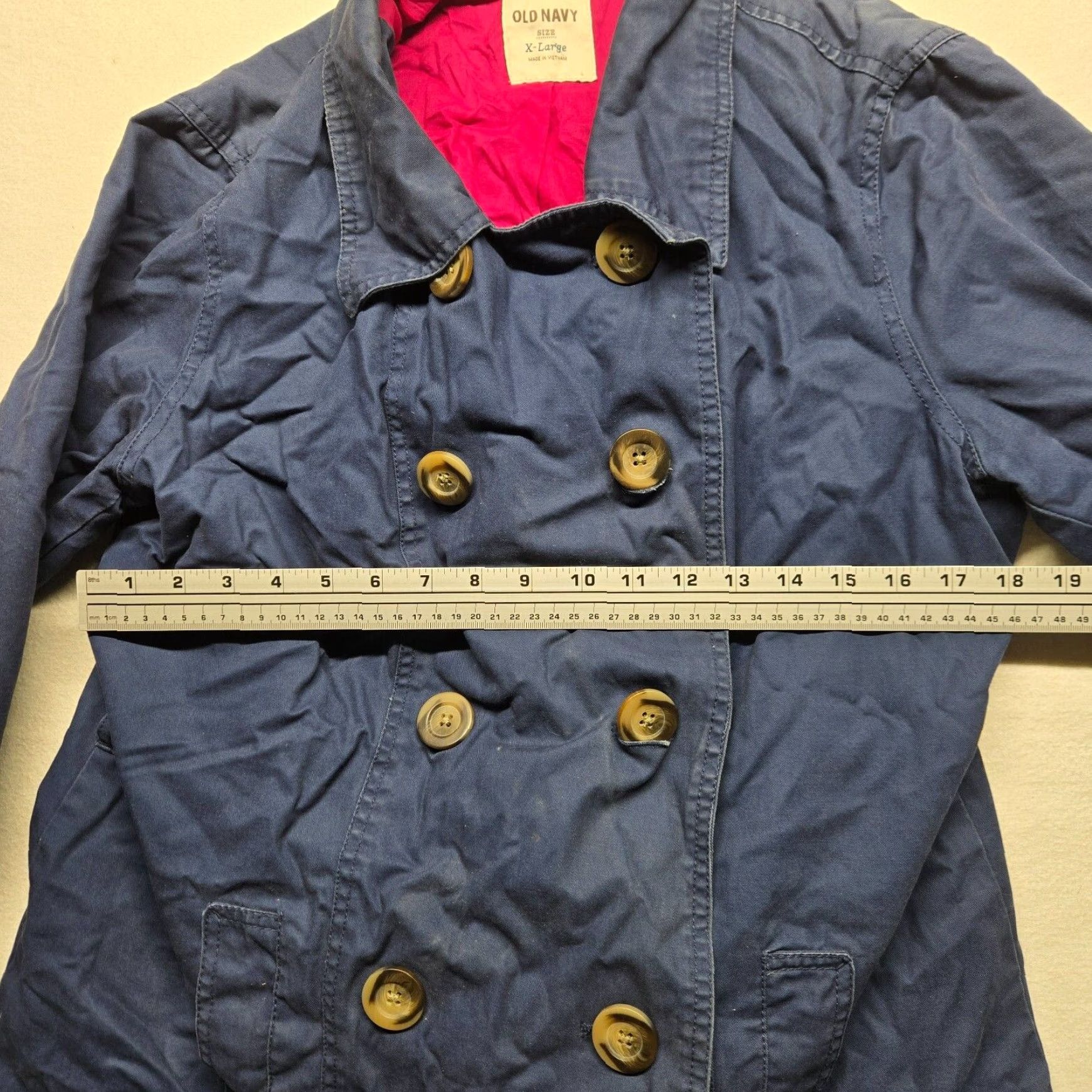 Old Navy Old Navy Blue Lightweight Long Trench Coat Jacket Womens XL Extra Large Size XL / US 12-14 / IT 48-50 - 5 Thumbnail