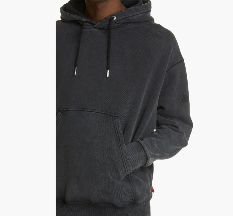 Givenchy Washed Black 4G Bandana Logo Oversized Hoodie Size US XS / EU 42 / 0 - 5 Thumbnail