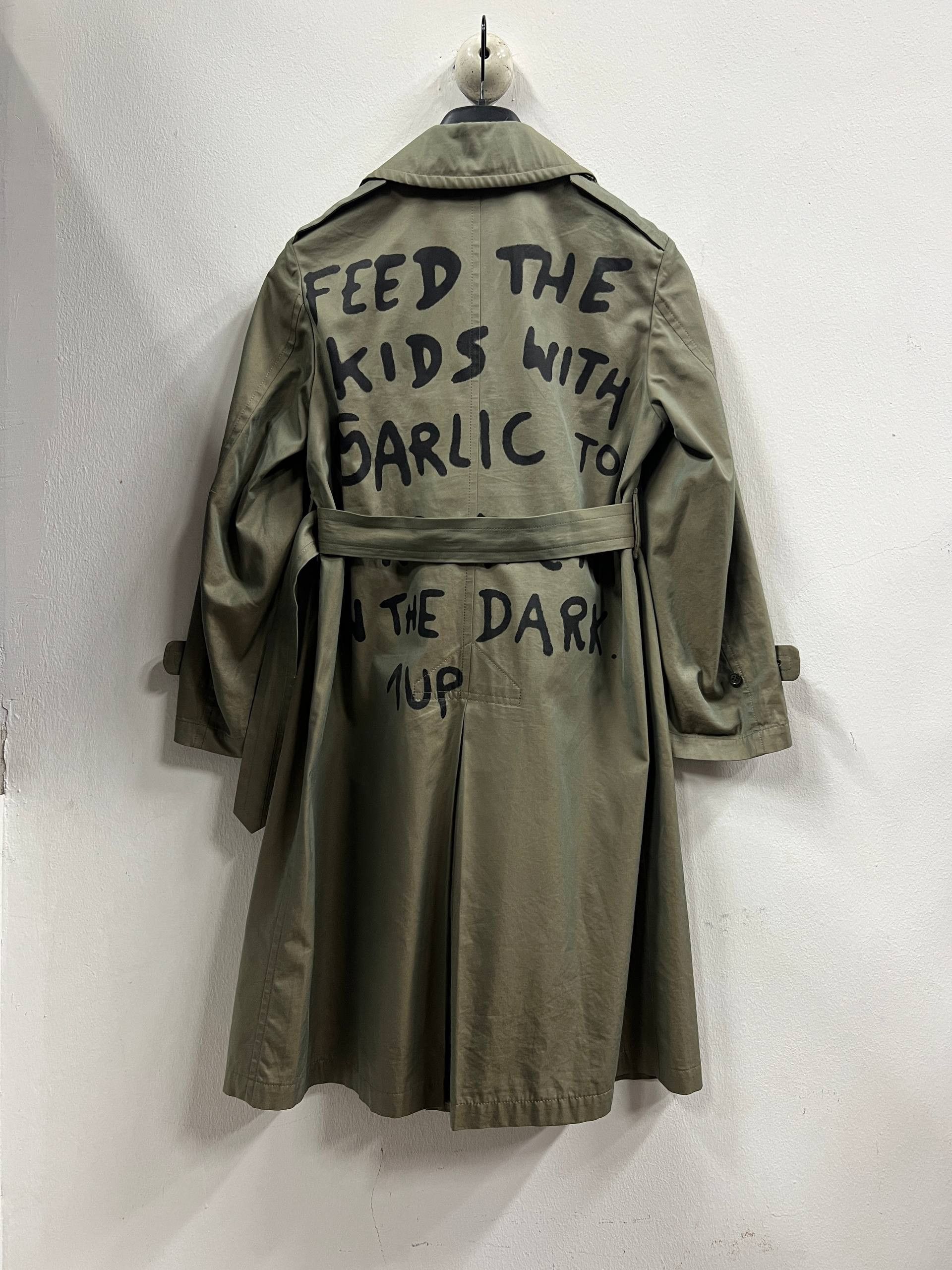 Junya Watanabe SS17 Junya Watanabe x 1UP Graffiti Trench Coat Size US M / EU 48-50 / 2 - 1 Thumbnail