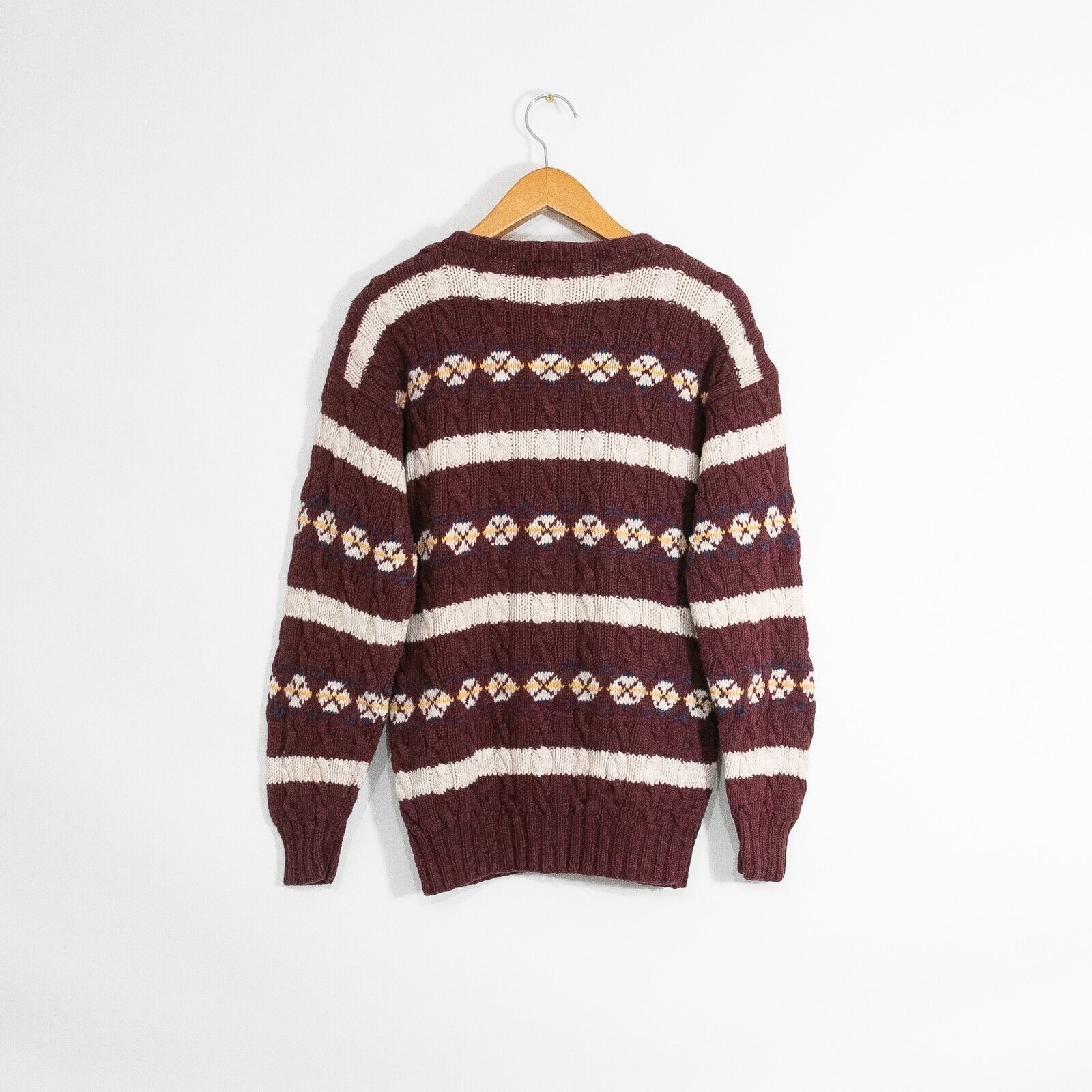 Chaps Ralph Lauren × Vintage Vintage Chaps Ralph Lauren Cotton Knit Sweater M Cable Knit Size US M / EU 48-50 / 2 - 6 Thumbnail