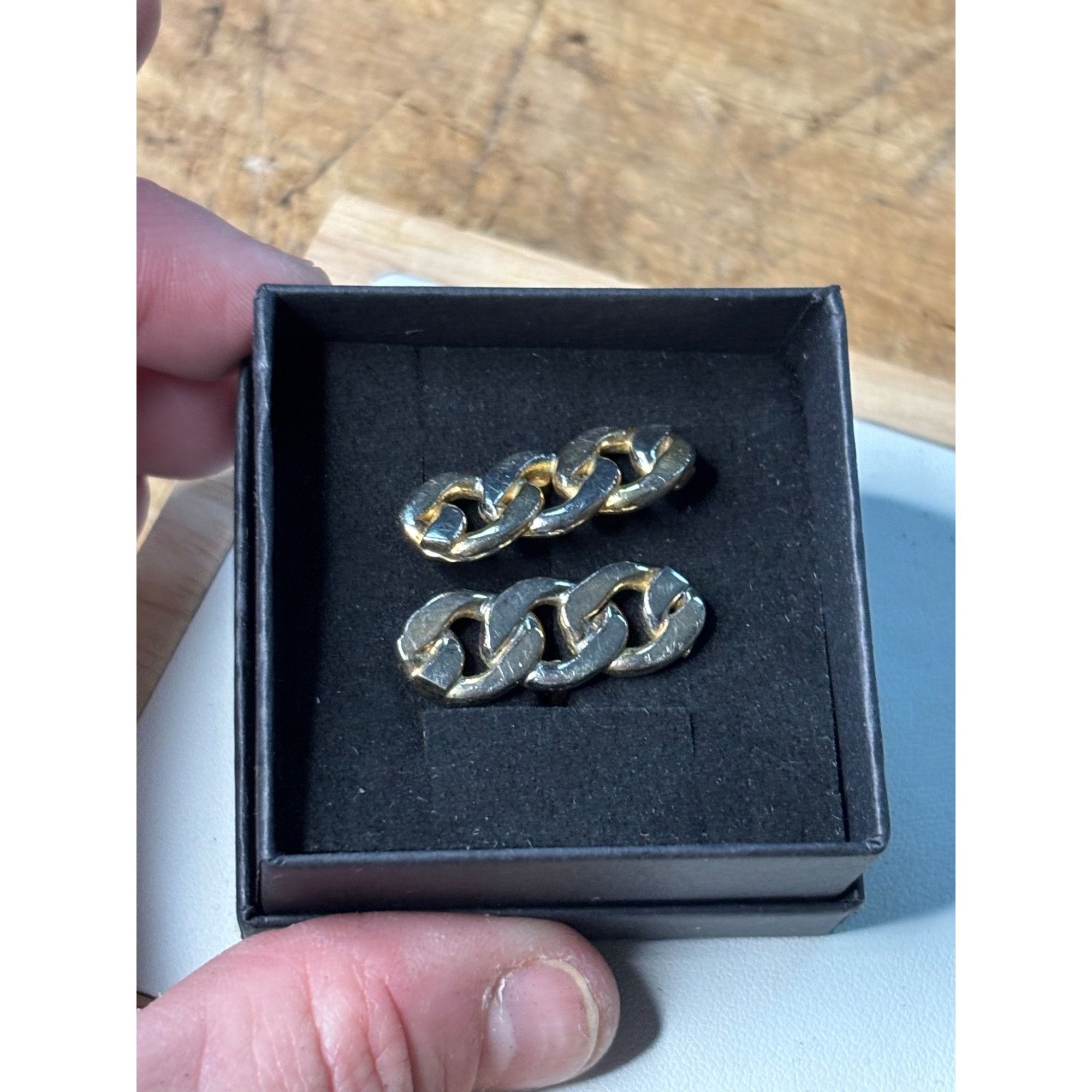 Other Gold-Tone Chain-Link Cufflinks For Men Size ONE SIZE - 6 Thumbnail