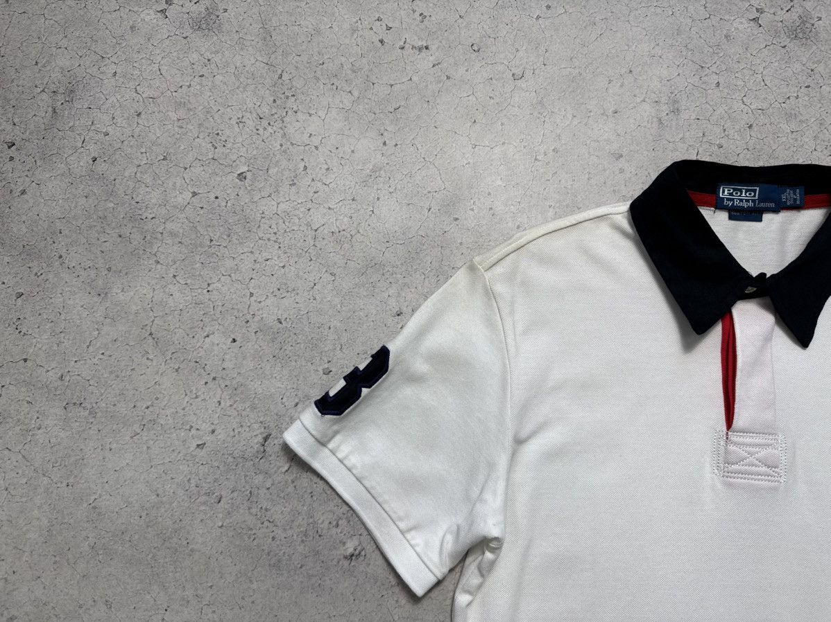 Polo Ralph Lauren Polo Ralph Lauren #3 Big Pony Vintage Polo Shirt White Size US XL / EU 56 / 4 - 4 Thumbnail