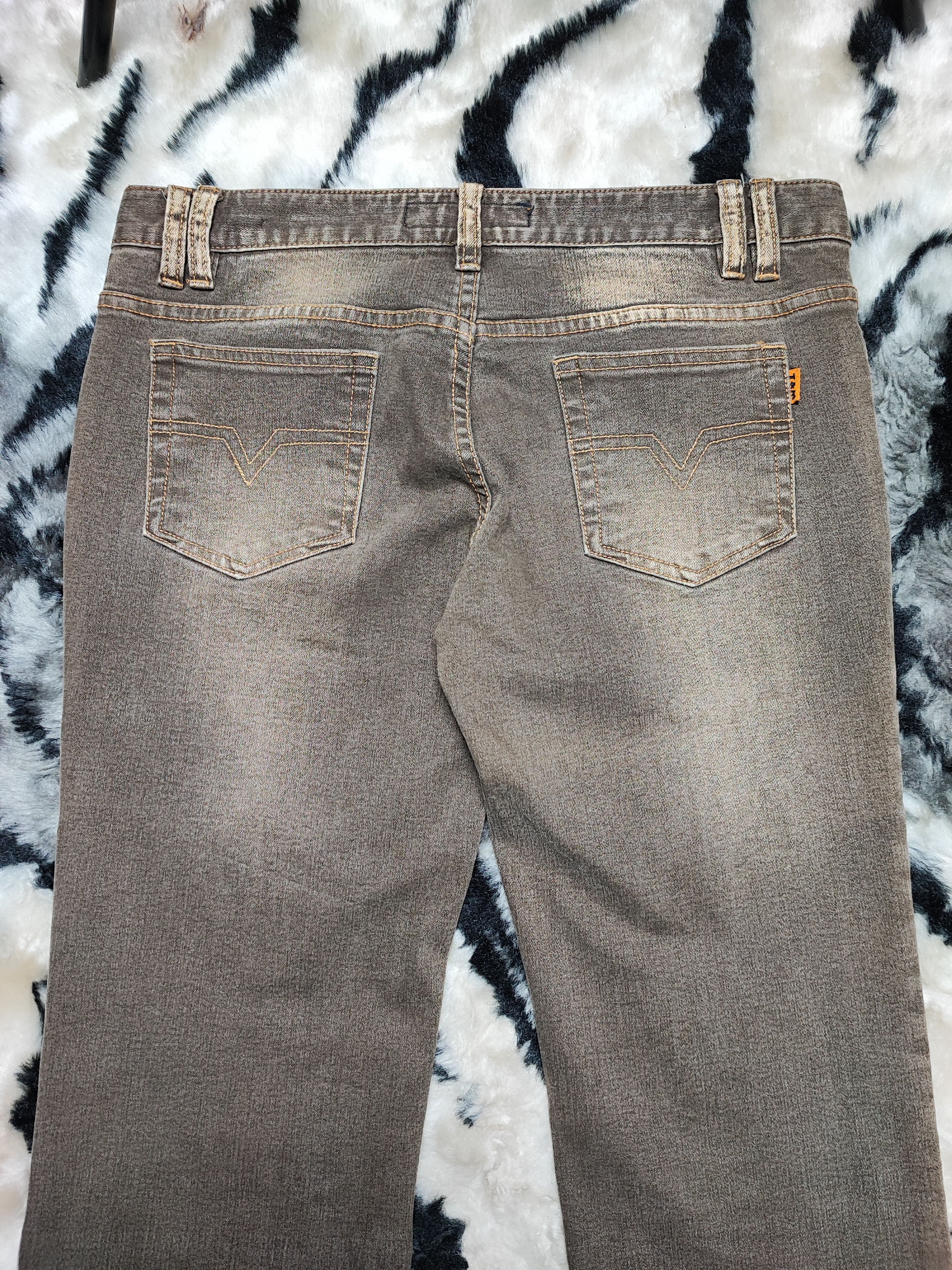Japanese Brand Rusty Flare Jeans Low Rise Size US 31 - 12 Thumbnail