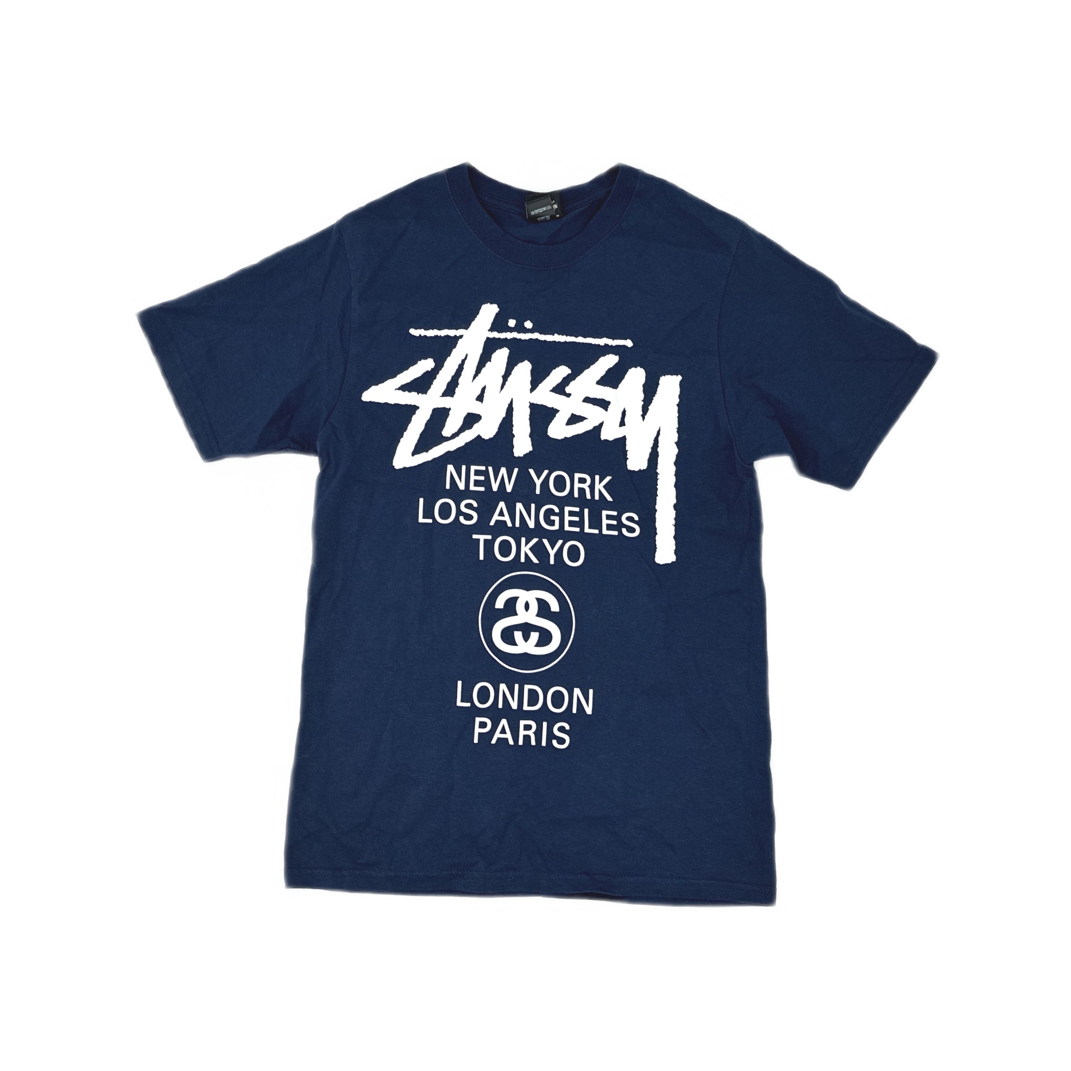 Stussy Stussy World Tour Graphic T-Shirt Size S Size US S / EU 44-46 / 1 - 1 Thumbnail