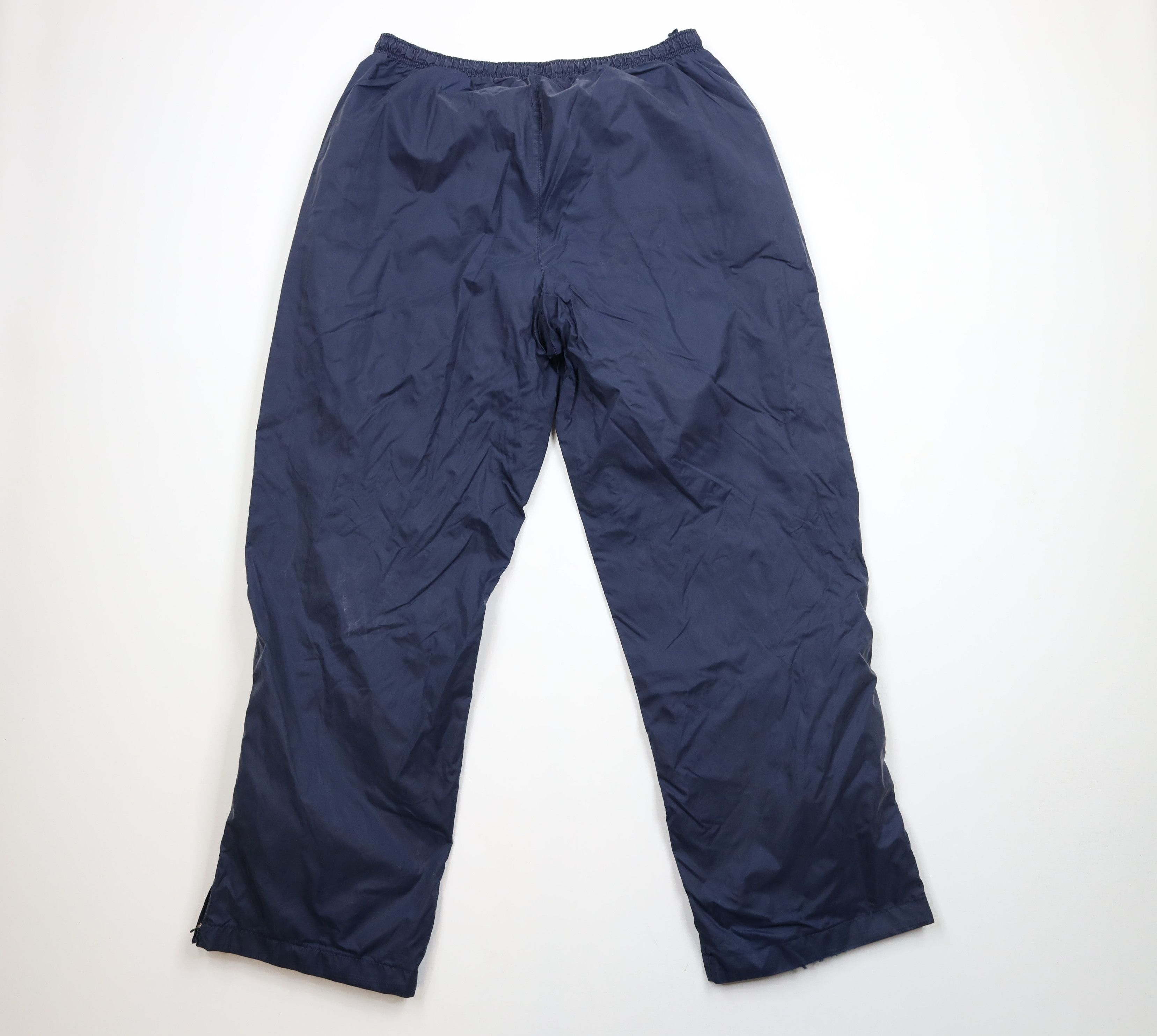 Nike × Vintage Vintage 90s Y2K Nike Travis Scott Mini Swoosh Wide Leg Pants Size US 38 / EU 54 - 11 Thumbnail