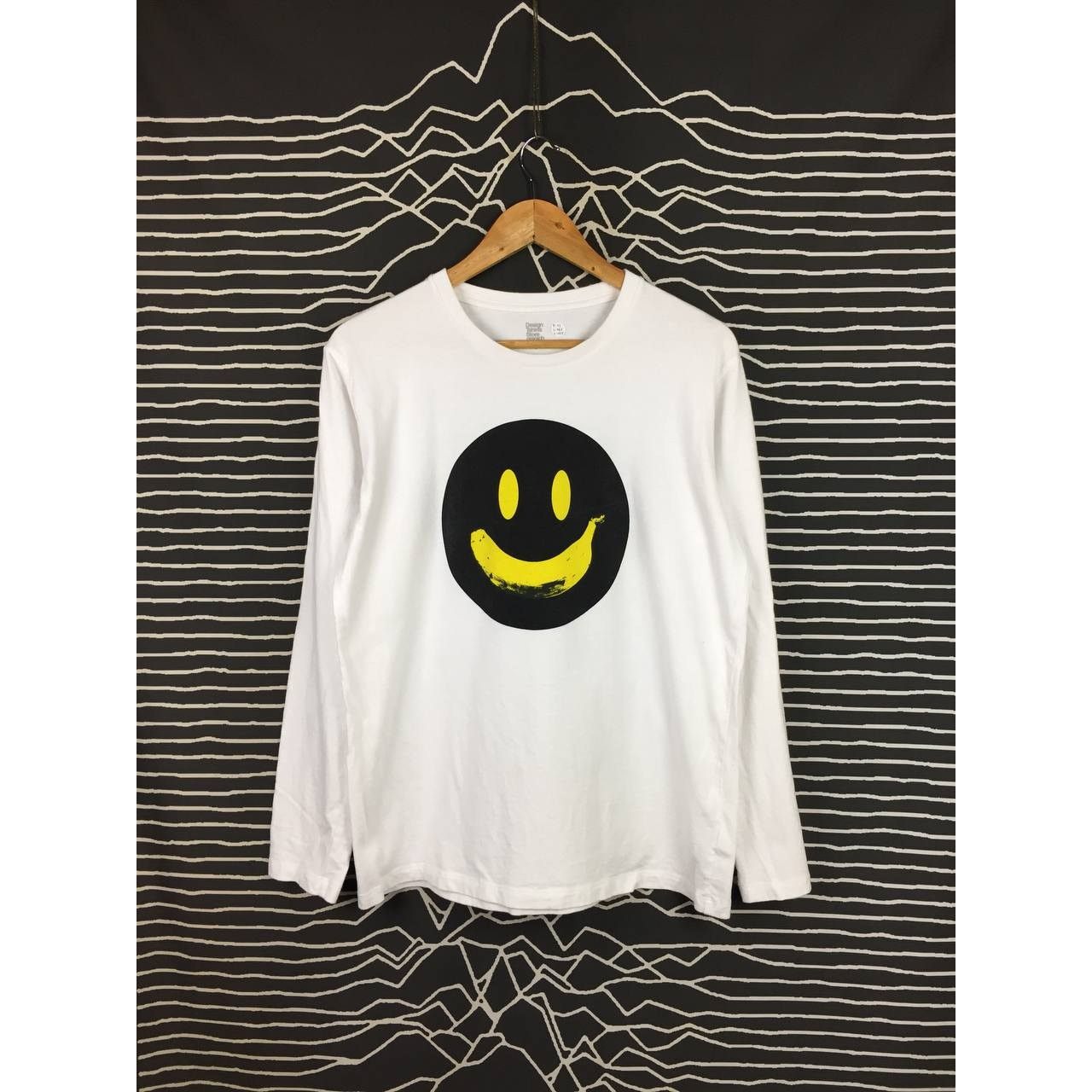 Japanese Brand × Vintage Design Tshirts Store Graniph Smiley Banana Long Sleeve Tee Size US L / EU 52-54 / 3 - 2 Thumbnail