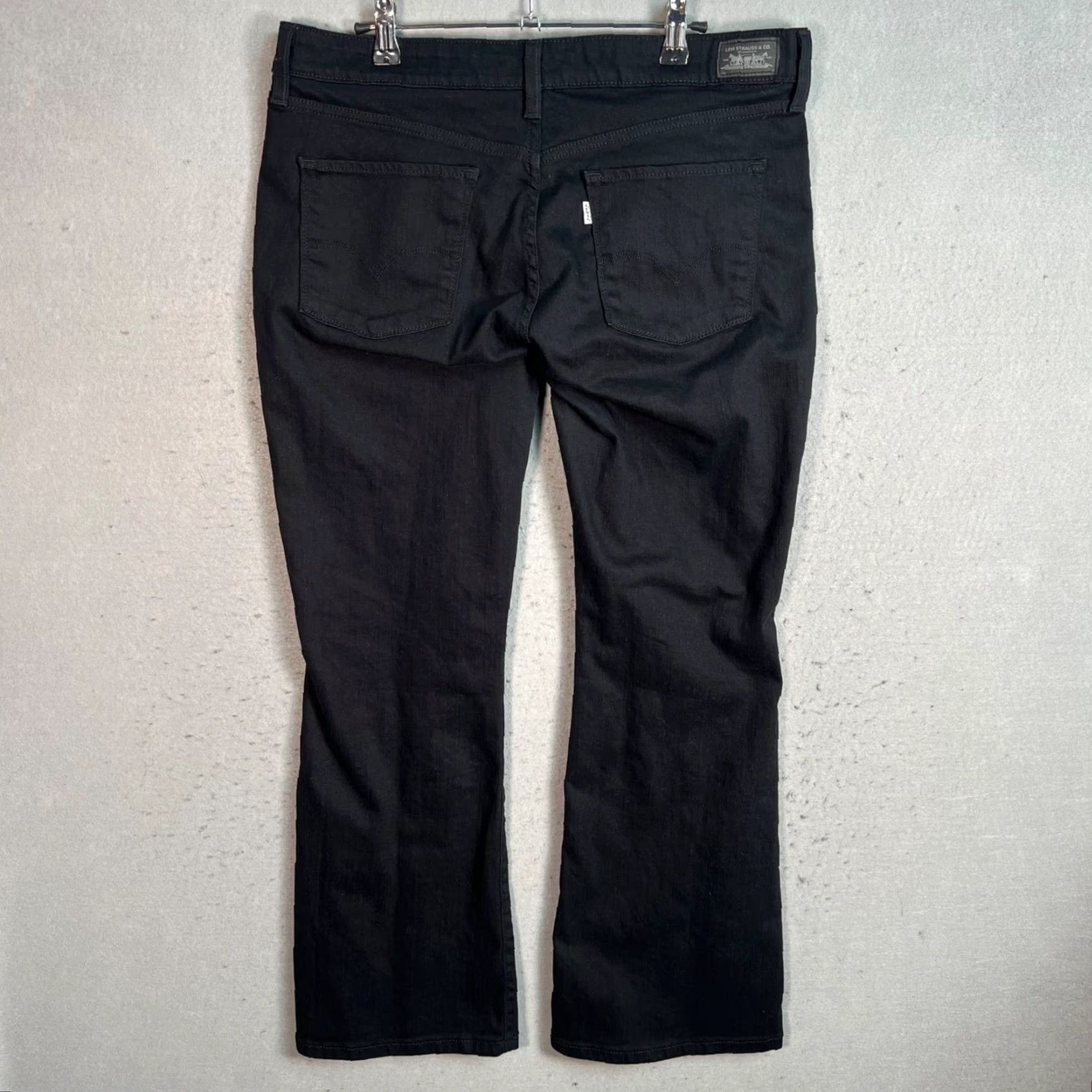 Levi's VINTAGE Levi's Womens Bootcut Jeans Size 10 Black Cotton Blend Denim Size 32" / US 10 / IT 46 - 2 Thumbnail
