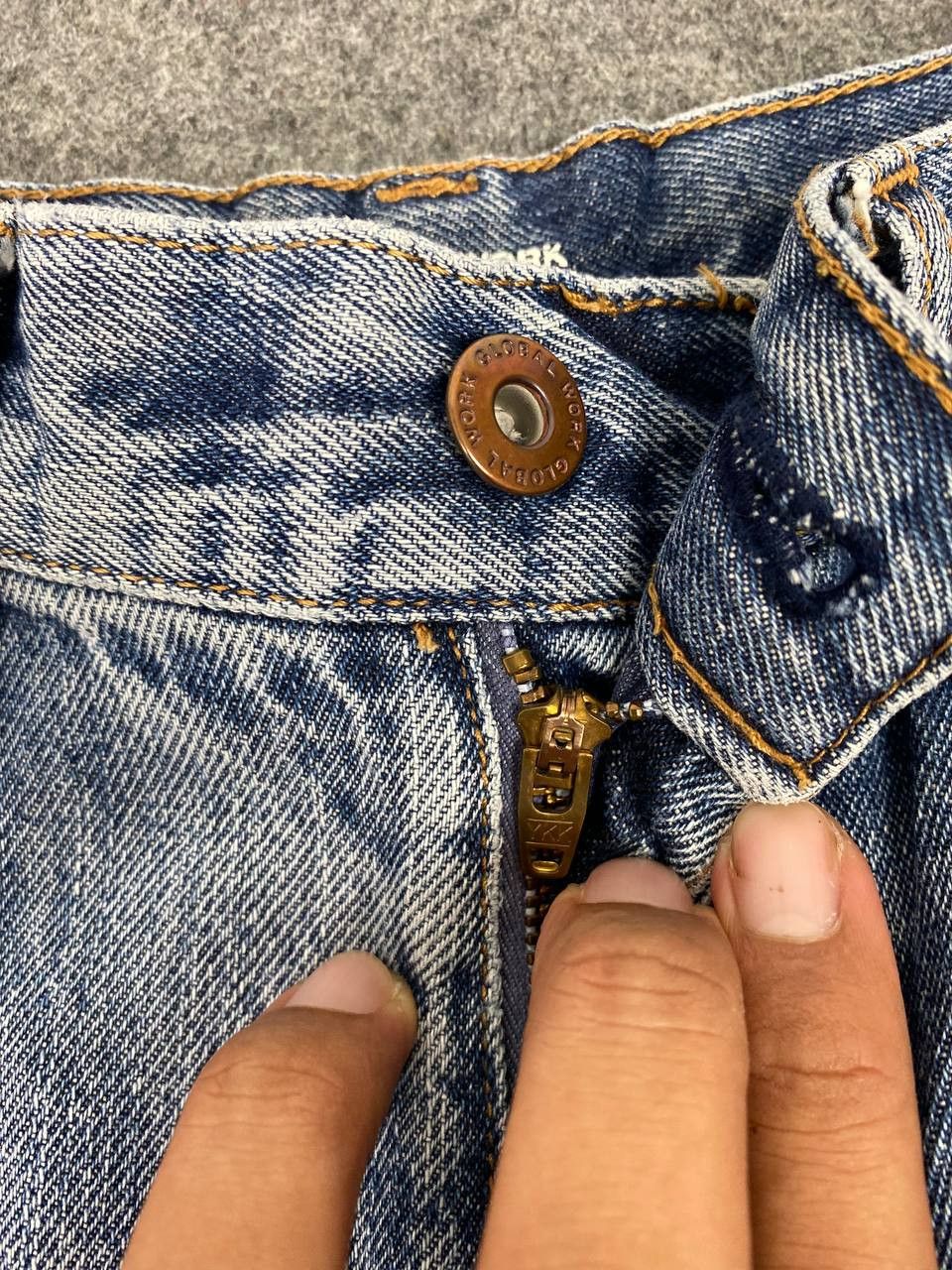 Global Work global work japan wideleg high waist distressed denim Size US 30 / EU 46 - 11 Thumbnail