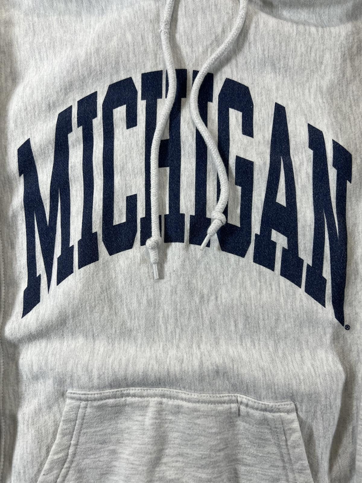Unknown London Grey Michigan Hooded Sweatshirt with Front Pocket Size US S / EU 44-46 / 1 - 3 Thumbnail