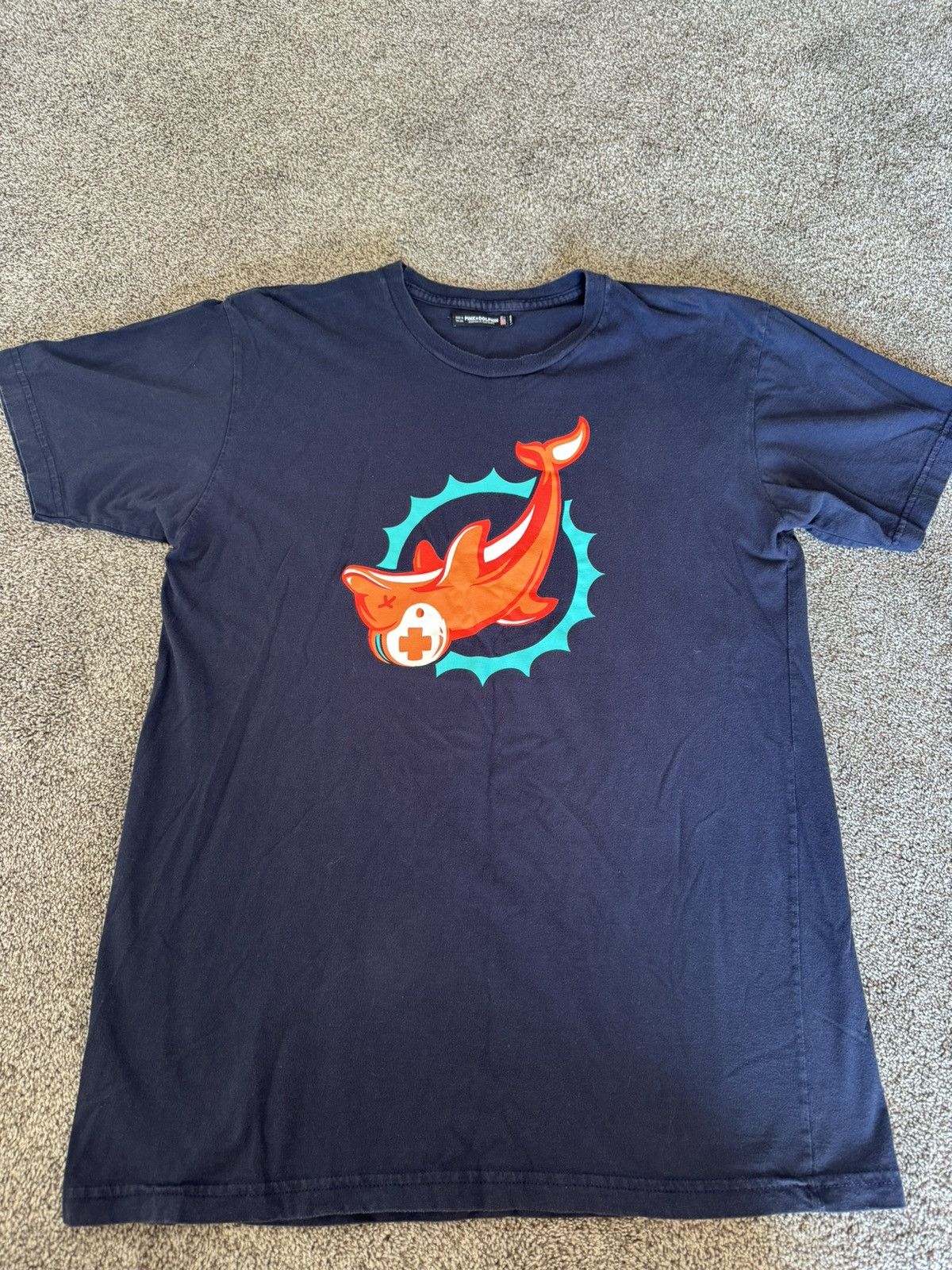 Pink Dolphin Pink Dolphin - Miami Dolphins (sample T) Size US L / EU 52-54 / 3 - 1 Thumbnail