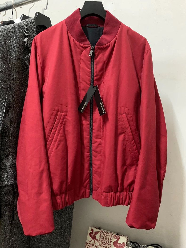 Jil Sander Jil Sander Dark Red Insulated Jacket Size XL / US 12-14 / IT 48-50 - 1 Thumbnail