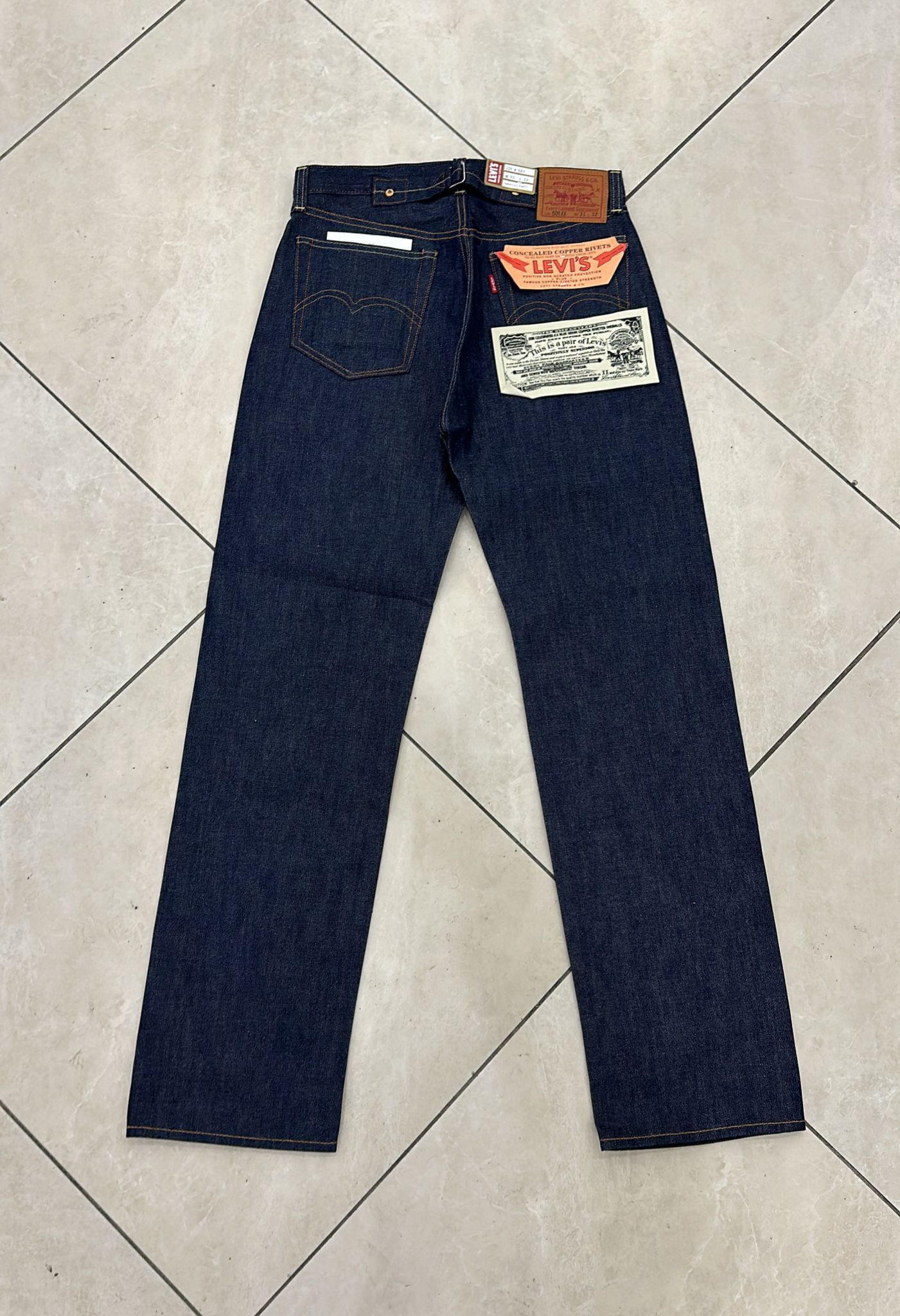 Levi's Vintage Clothing LVC Levi's Vintage Clothing 1937 501XX BigE Selvedge Jeans Size US 31 - 2 Thumbnail