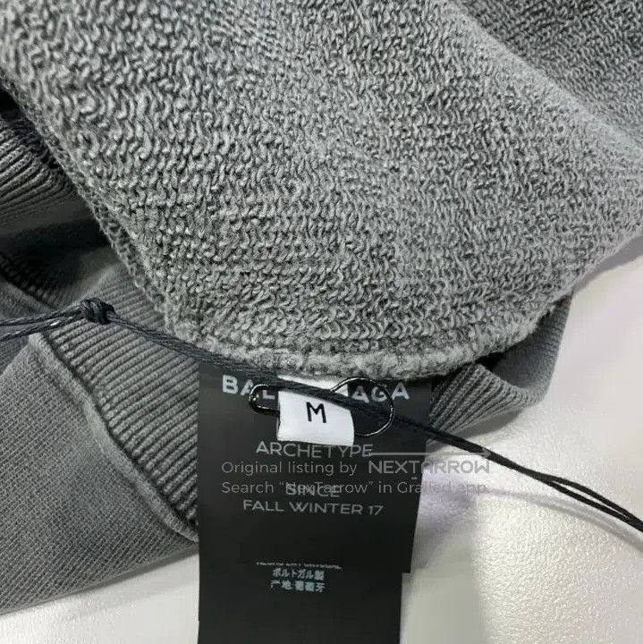 Balenciaga Balenciaga Men's Hooded Sweatshirt with Paris Print. Size US M / EU 48-50 / 2 - 4 Thumbnail