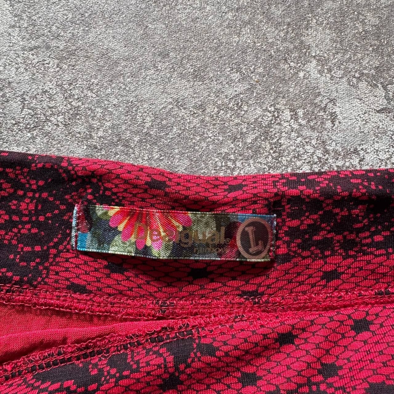 Desigual × Japanese Brand Y2K Desigual Vintage Avant Garde Floral Skirt Size 30" / US 8 / IT 44 - 8 Thumbnail
