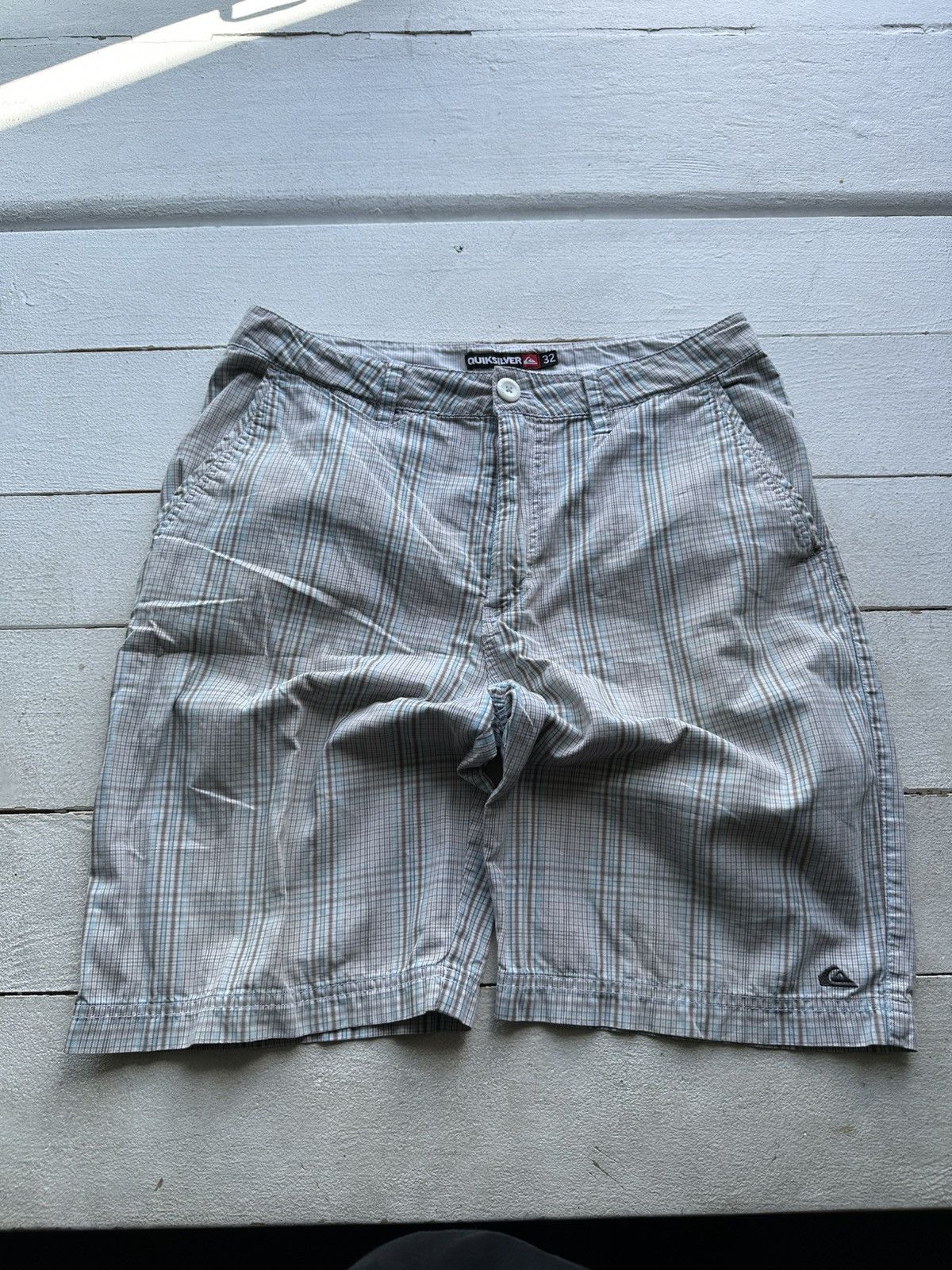 Quiksilver 🚨Vintage Quiksilver Shorts Big Logo Y2K Style 90s Surfing Size US 32 / EU 48 - 1 Thumbnail