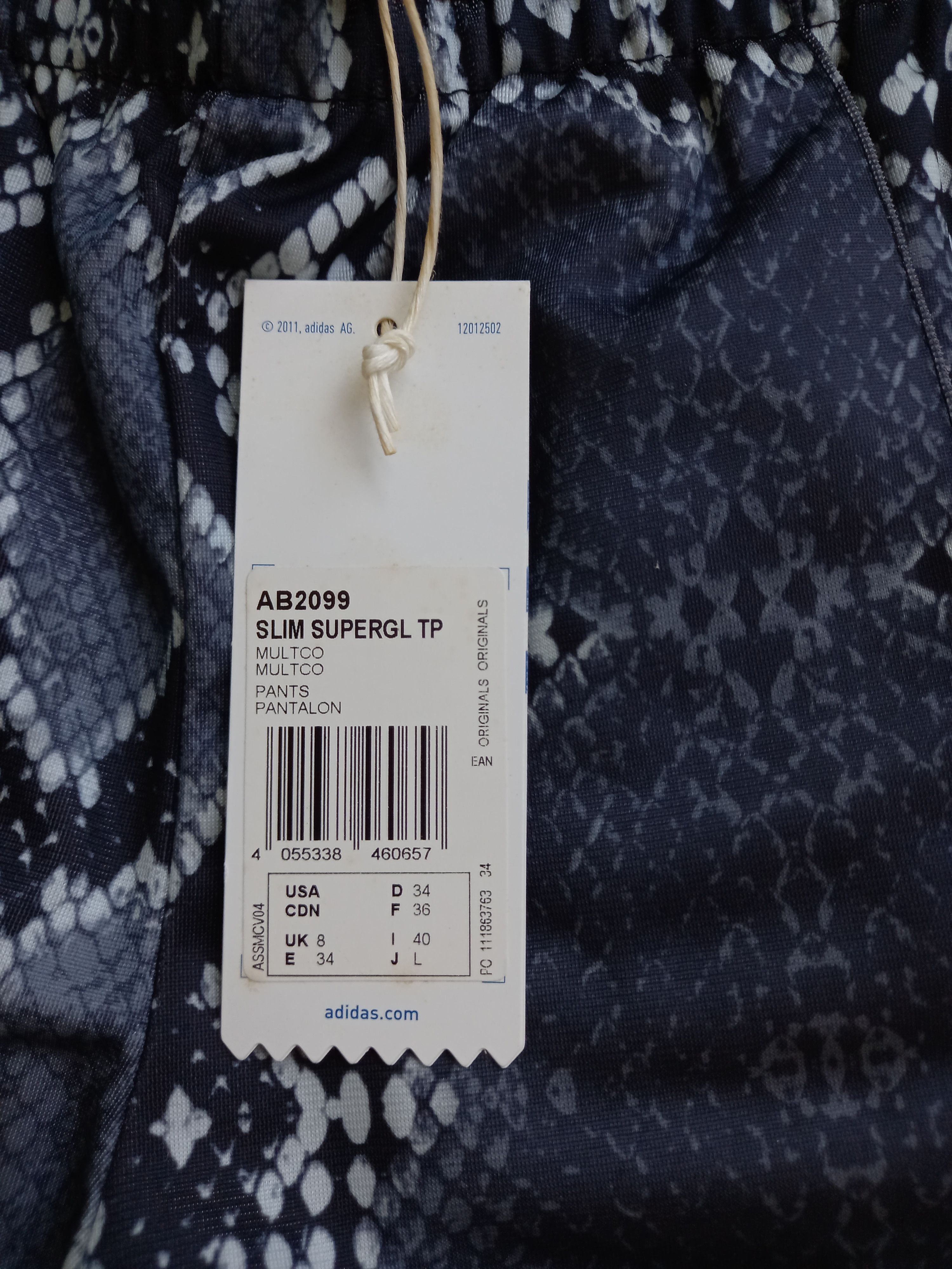 Adidas 2015 Adidas Originals Snakeskin print Supergirl Track Pants Size 27" / US 4 / IT 40 - 3 Thumbnail
