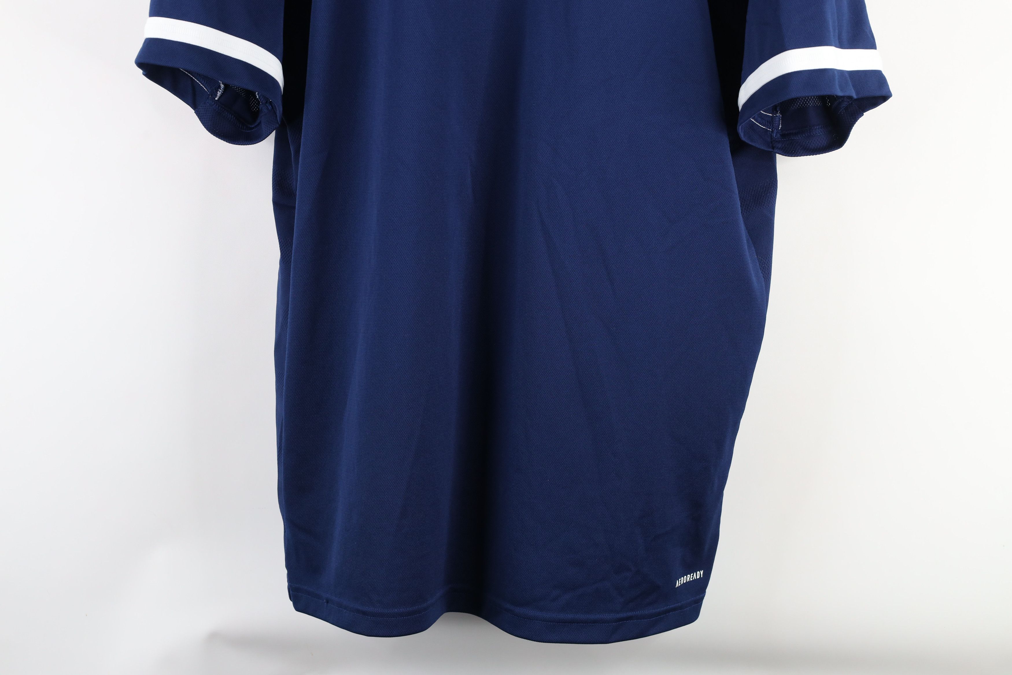 Adidas × Vintage Adidas University of Akron Baseball Collared Polo Shirt Blue Size US XL / EU 56 / 4 - 3 Thumbnail